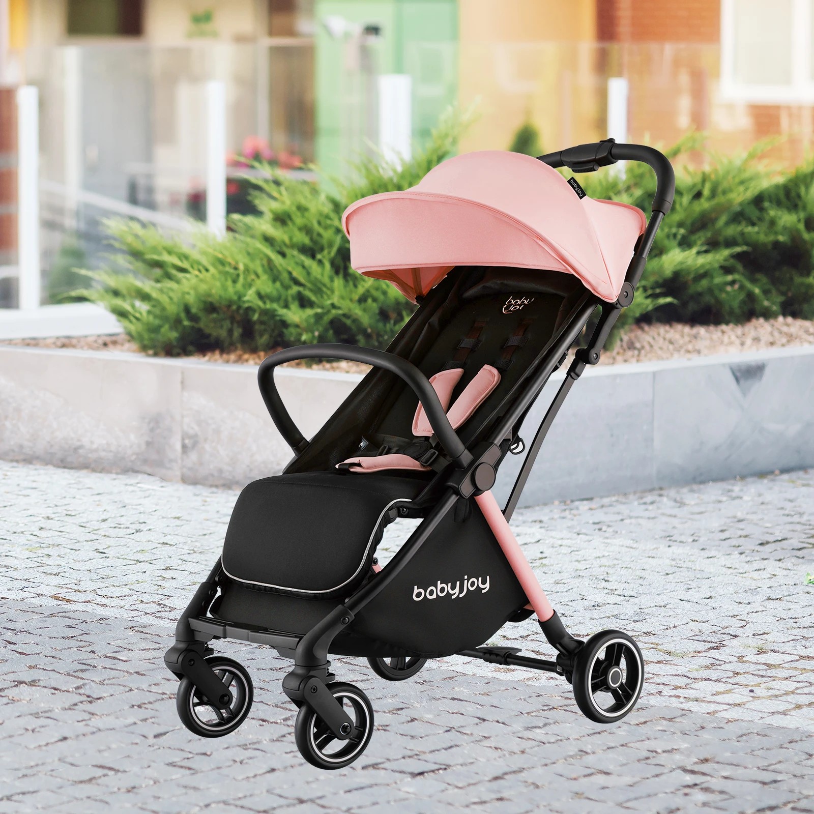 4 Costway Portable Stroller Adjustable Baby Pram Pushchair, 4 of 6