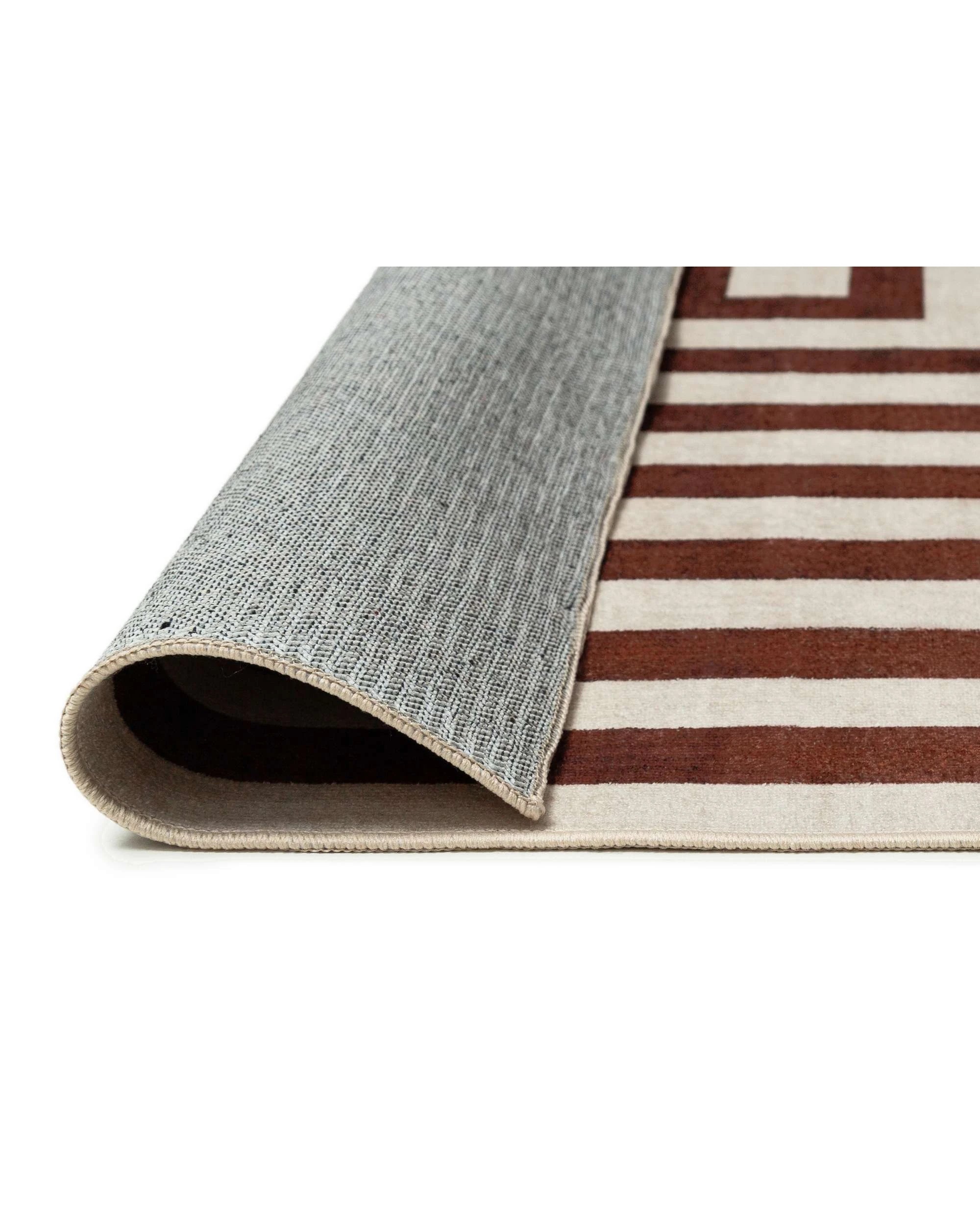 5 Loopsie Manale Geometric Washable Rug-230cm x 160cm - Brown, 5 of 9