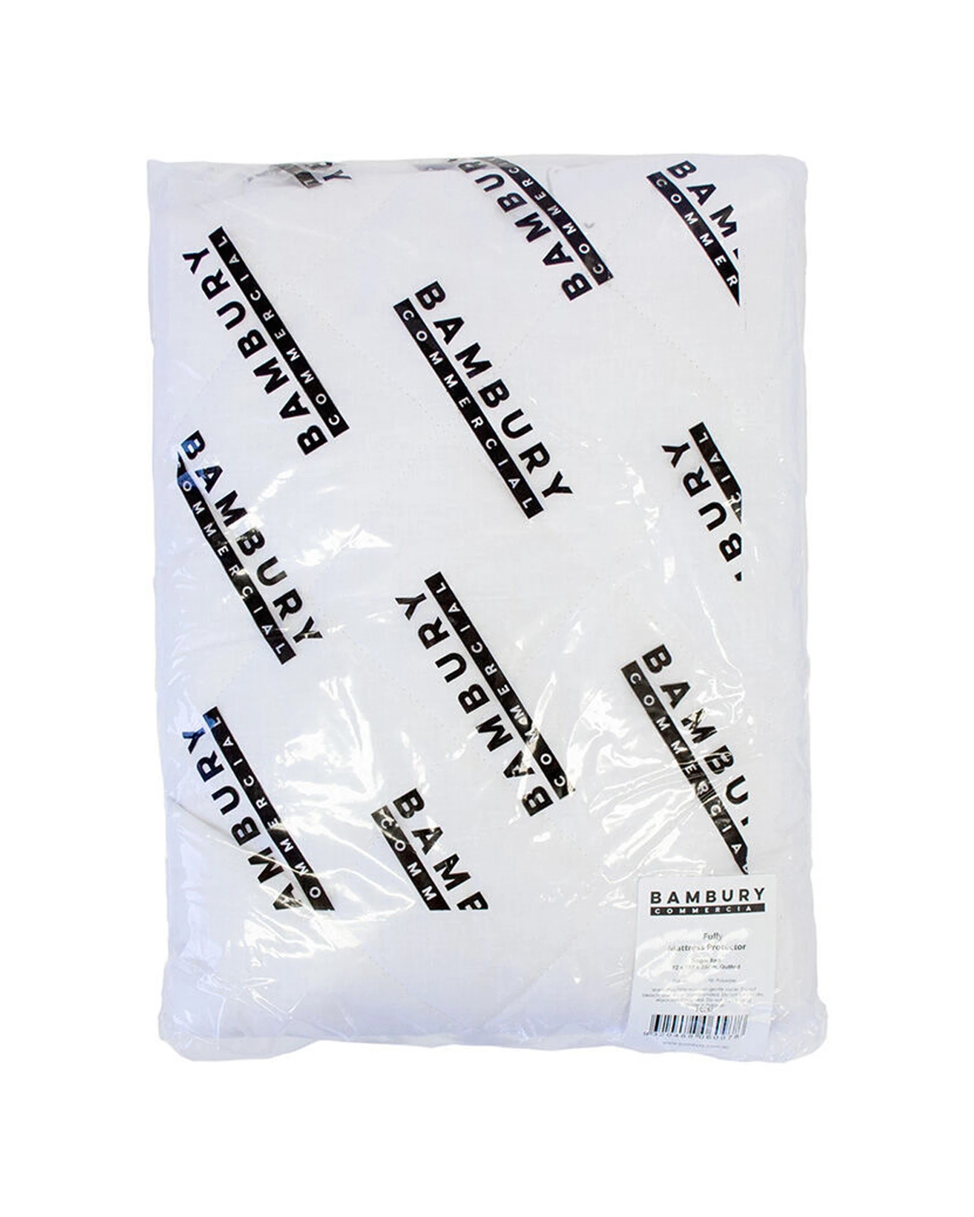 1 Bambury Villa Basic Fully Fitted Soft Mattress Protector - White, 1 of 1