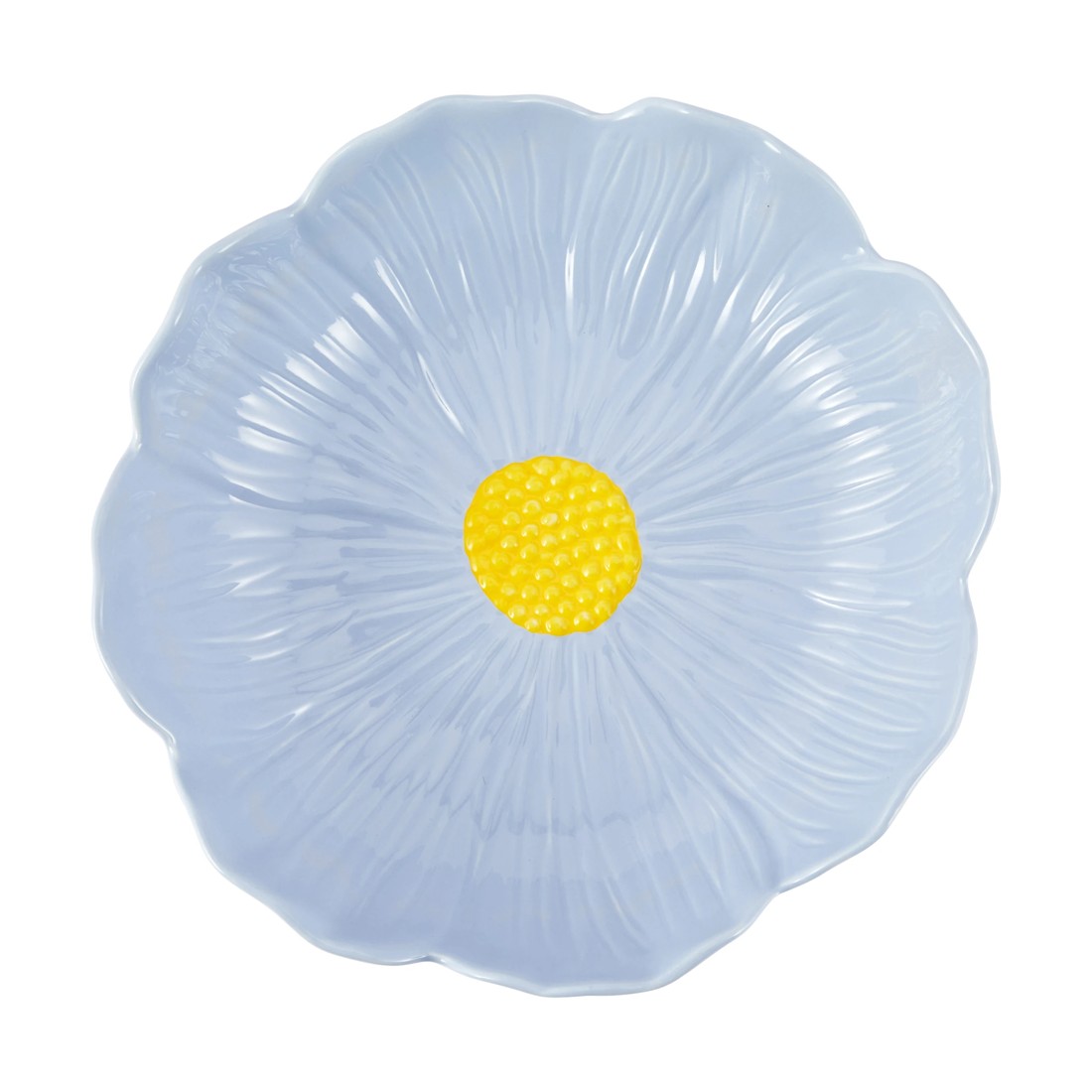 3 Blue Large Floral Bowl, 3 of 4