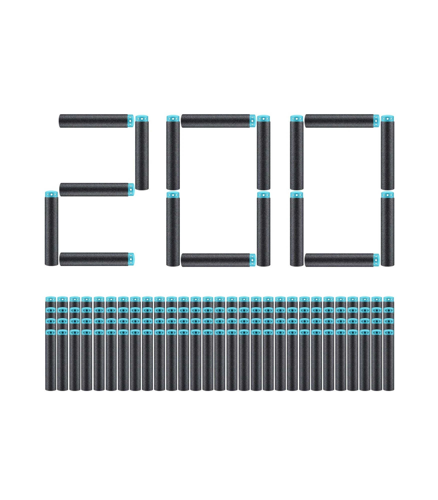 4 XSHOT Excel Darts Refill Pack (200 Darts) by ZURU - Grey, 4 of 8