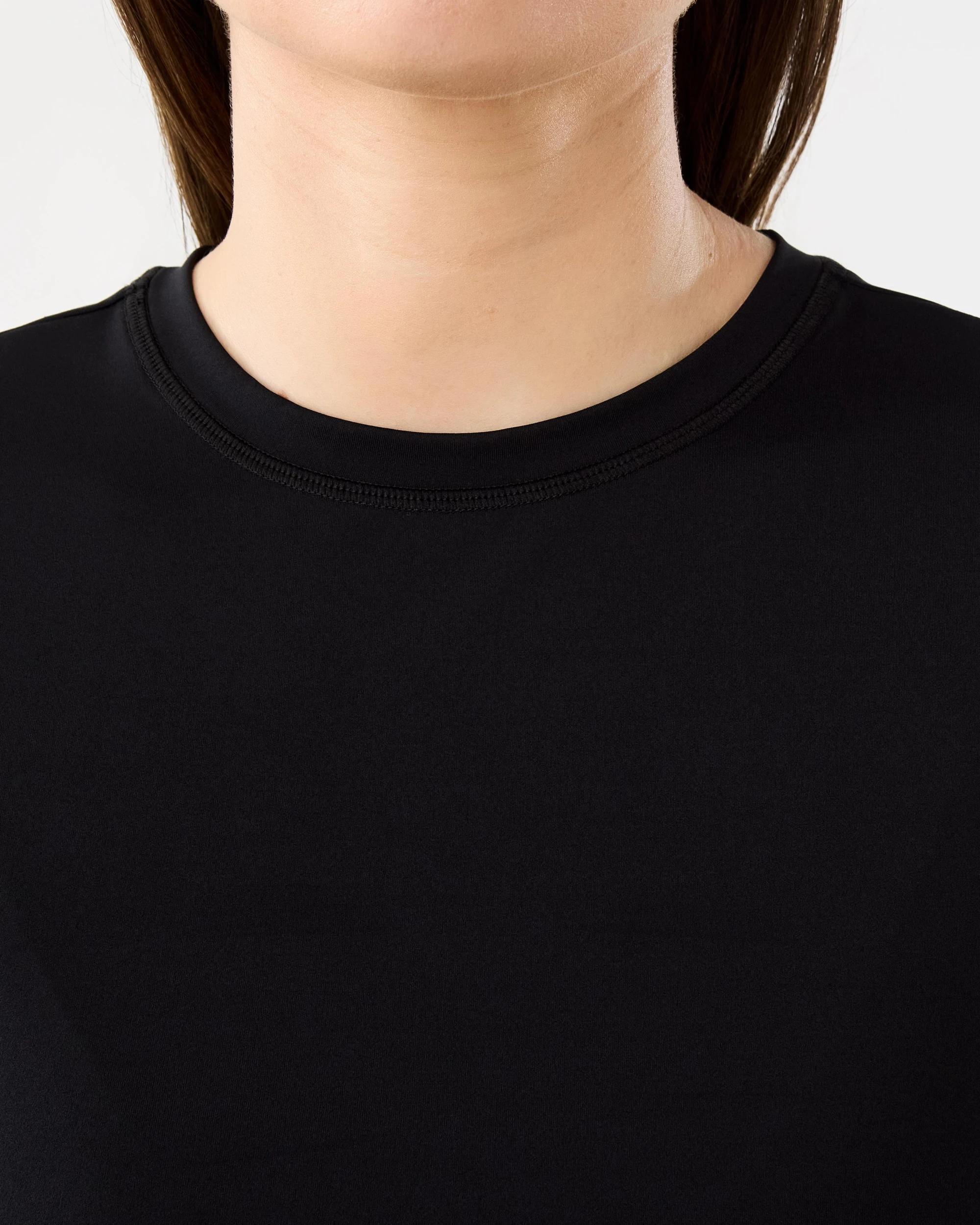 5 Crop Rash Swim Vest Black, 5 of 5