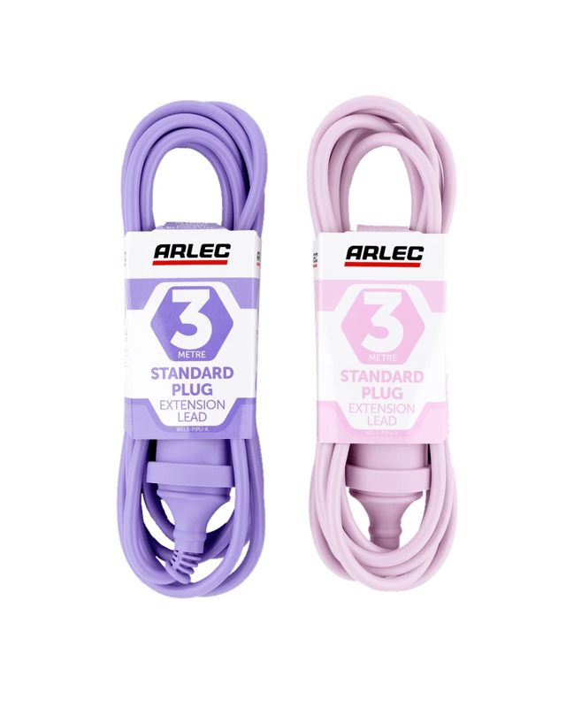 3m Arlec Standard Plug Extension Lead - Asso