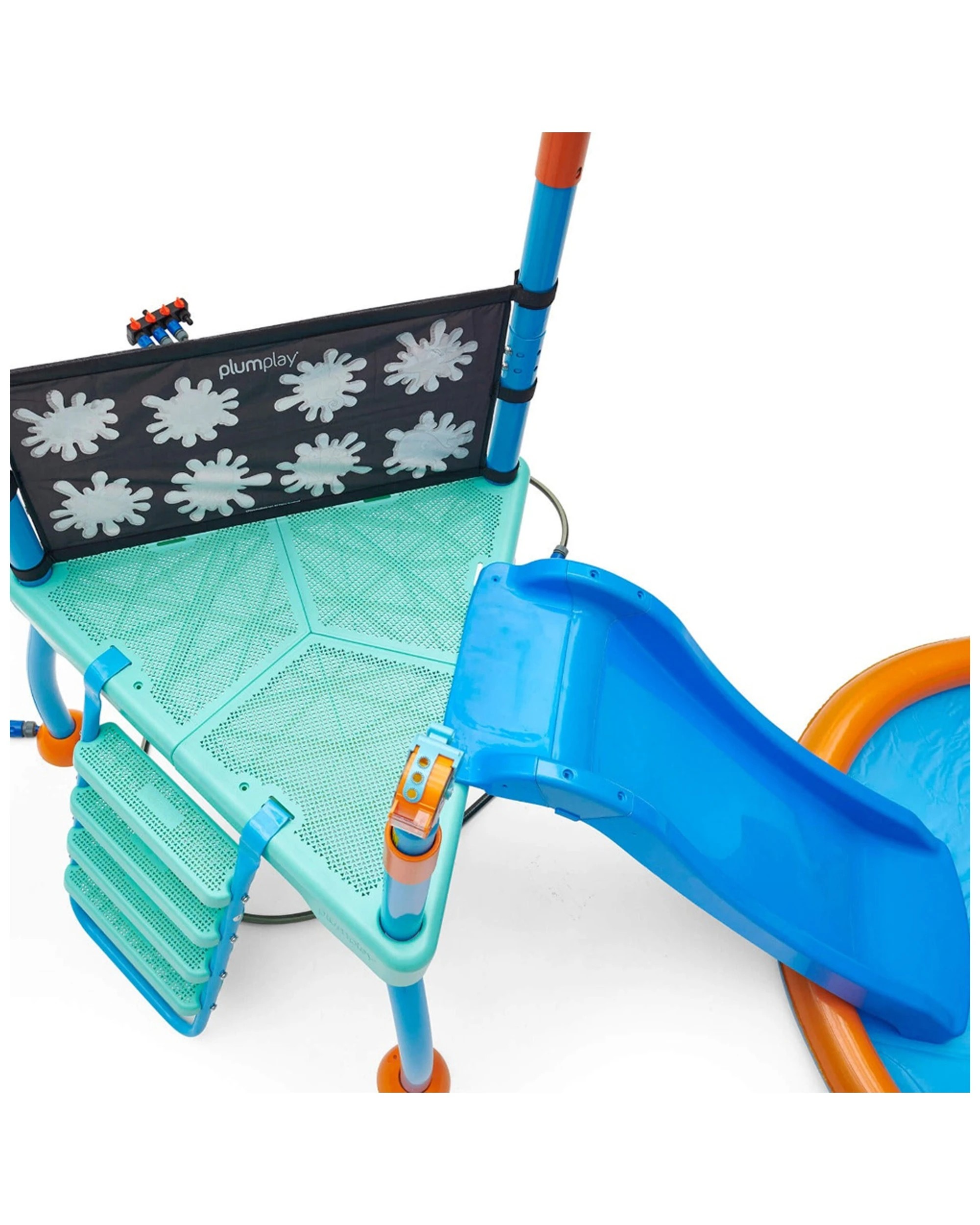 3 Plum Play Au Water Park Splash Station 4ft Slide And Splash Pad For Kids - Blue, 3 of 9