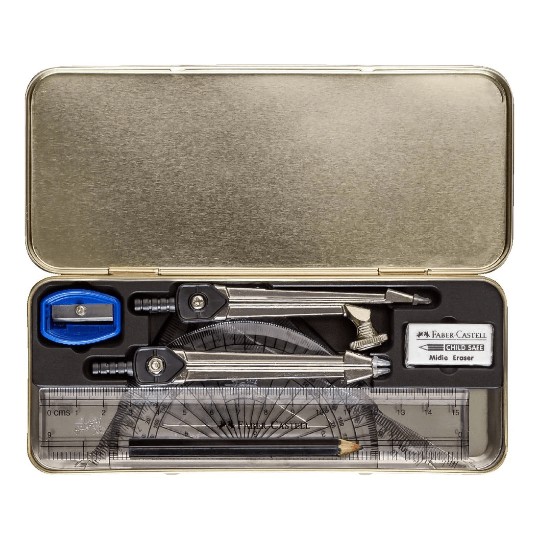 4 Faber Castell Elite Geometry Set 9 Pieces, 4 of 4