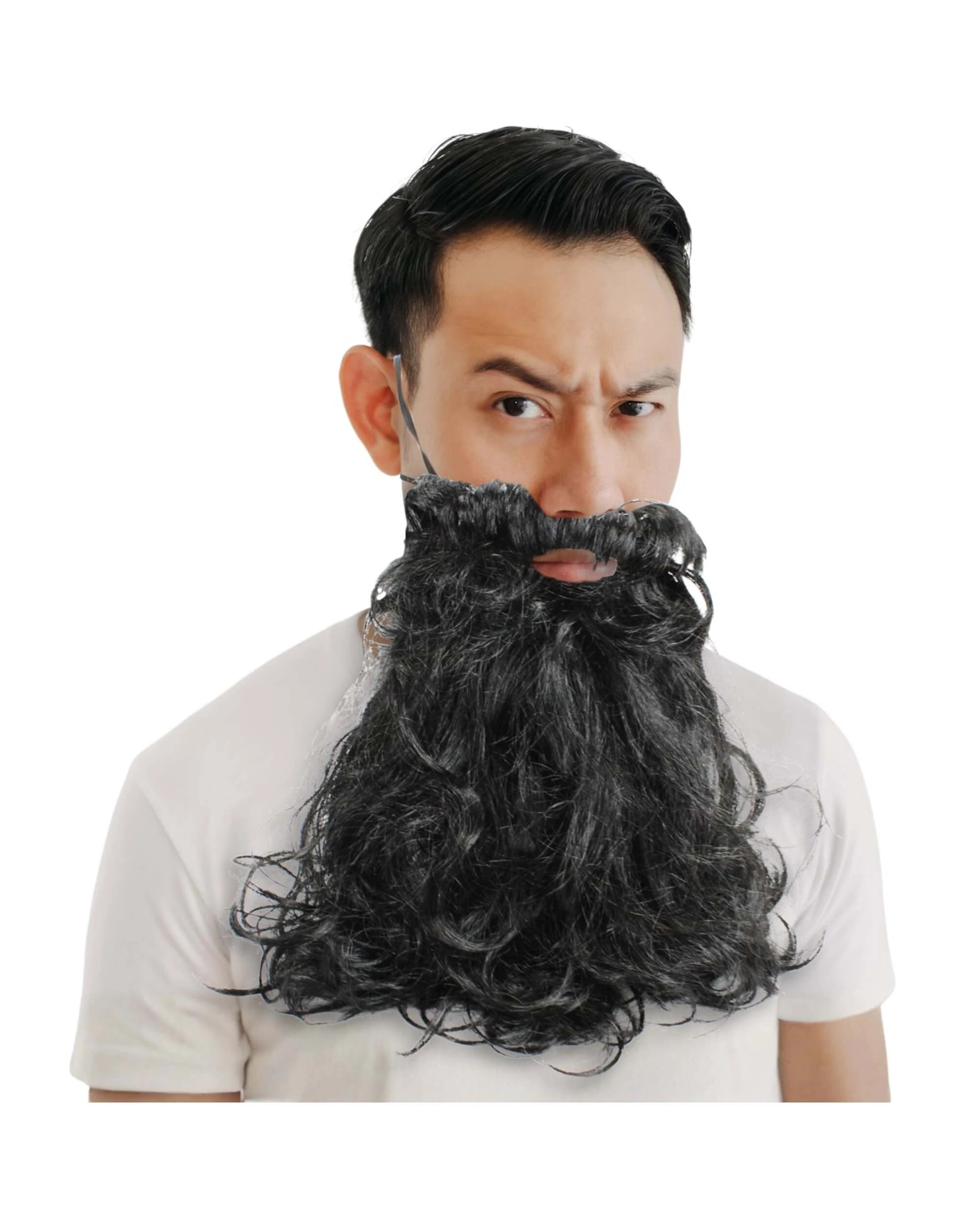 1 Uncle Bills Pirate Beard - One Size - Black, 1 of 2