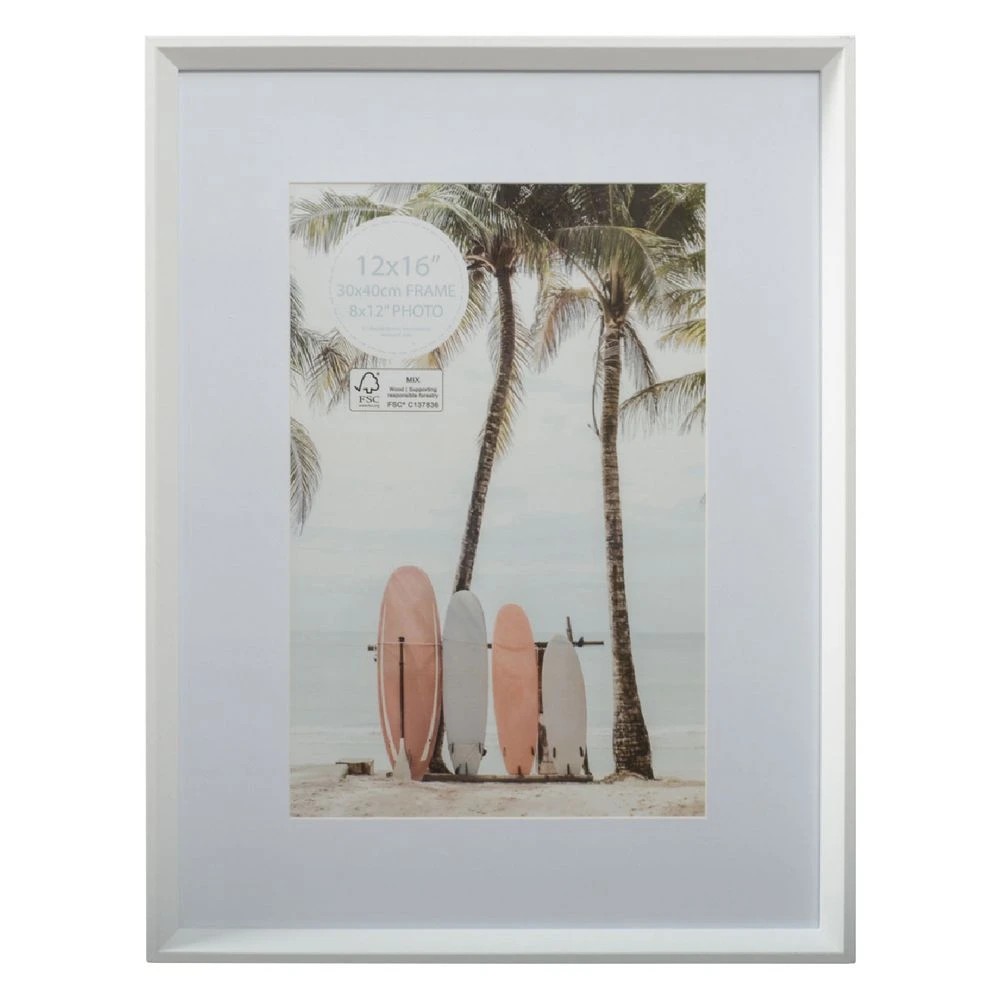 3 Adventure 12x16" Frame White, 3 of 4