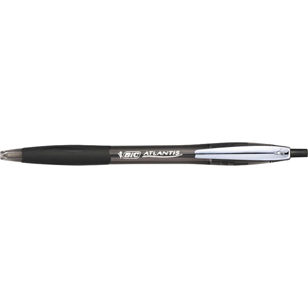 2 BIC Atlantis Retractable Ballpoint Pens Assorted 4 Pack, 2 of 4