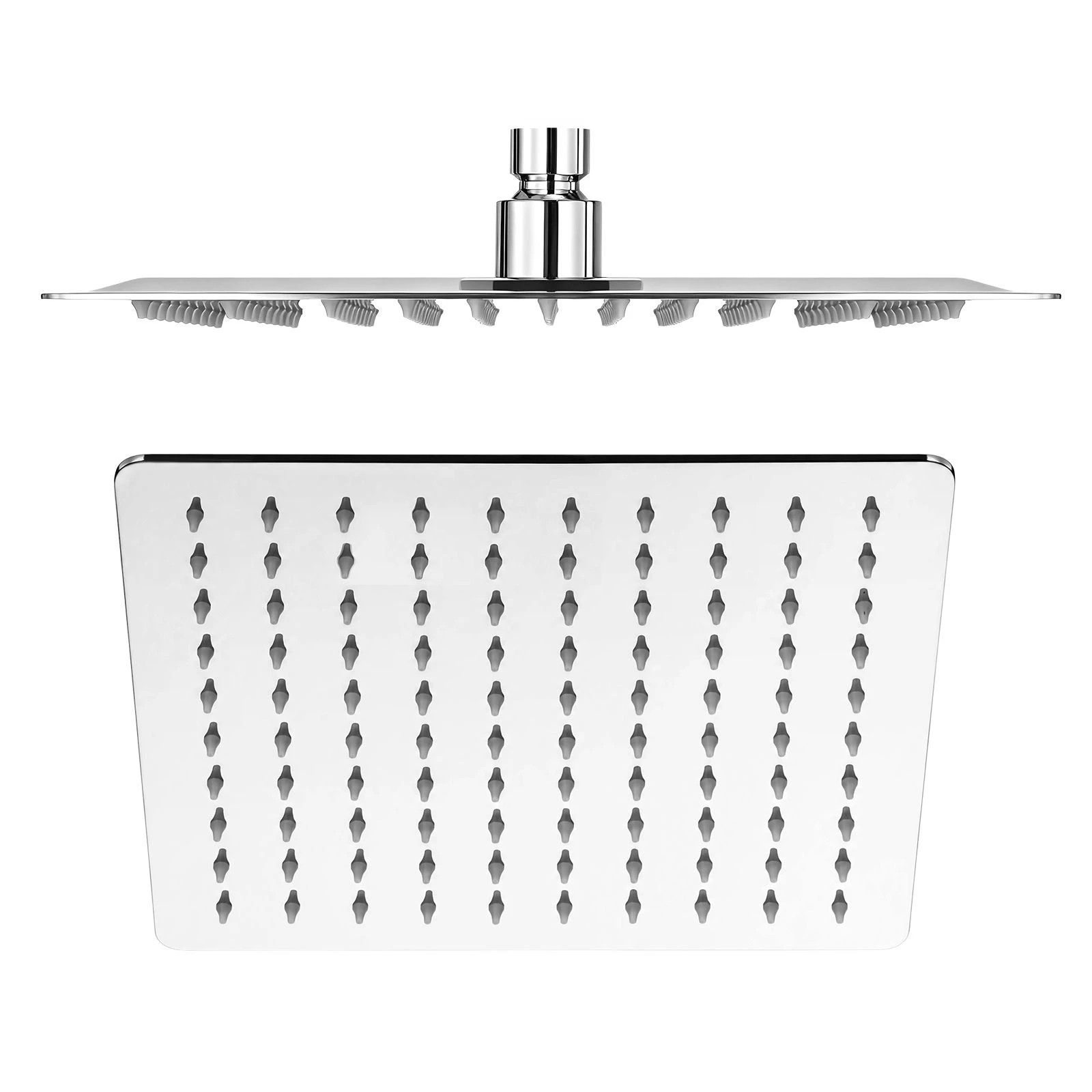 4 Ausway WELS 10 Inch High Pressure Overhead Square Rainfall Shower Head Replacement 9LPM Water Saving System, 4 of 6