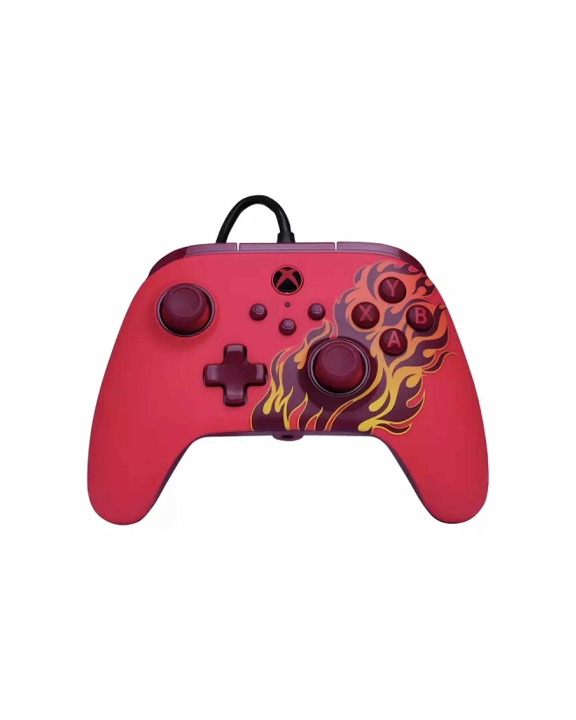 1 PowerA Xbox Series XS Advantage Wired Gaming Controller Blaze 3.5mmJack - Red, 1 of 5