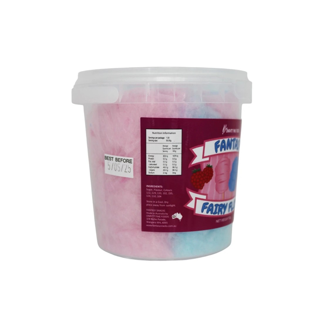 2 Fantasy Fairy Floss Original Tub 60g, 2 of 2