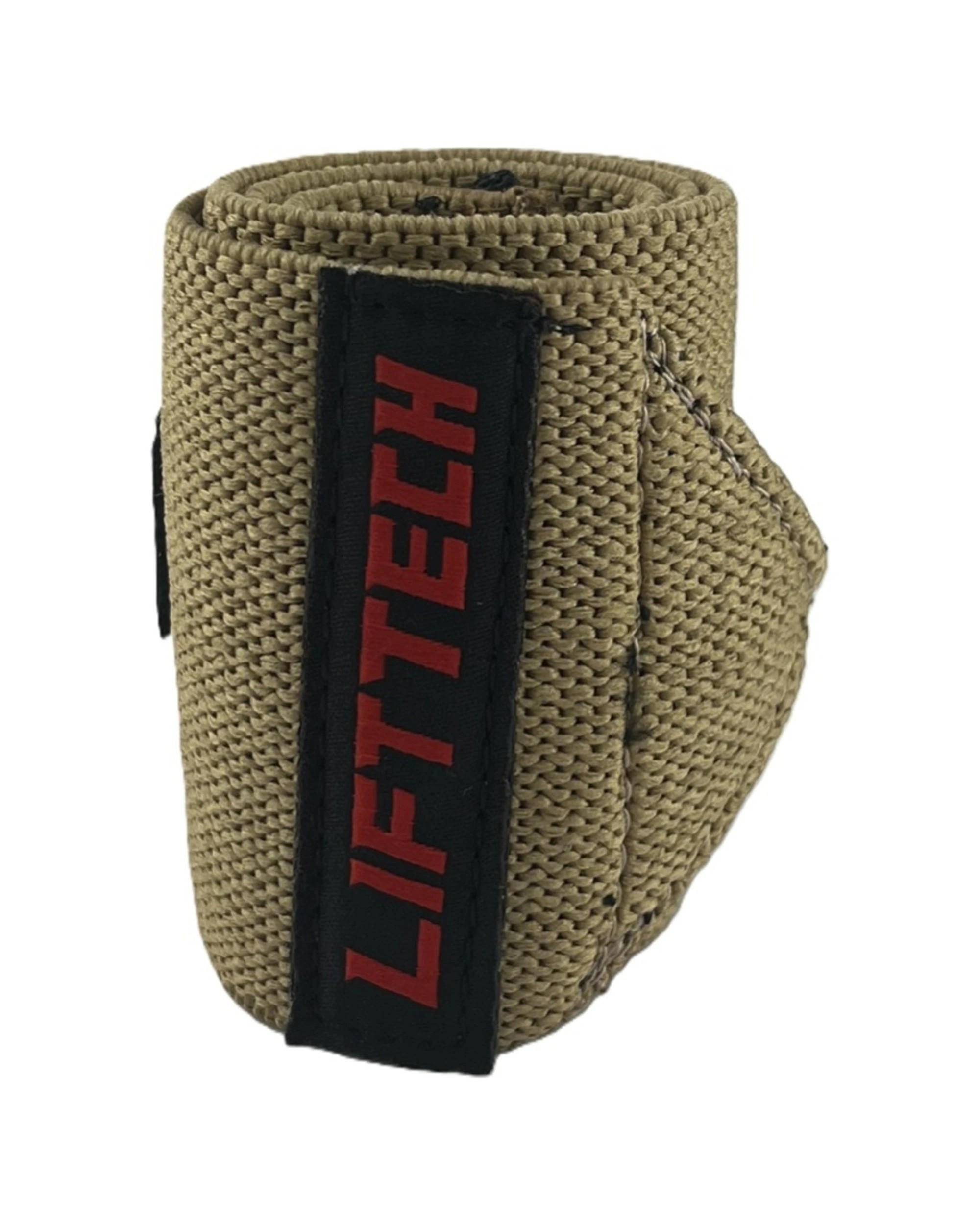 2 Lift-Tech Fitness 2pc Pro Thumb Loop Wrist Support Adjustable Wrap 20 Inch Tan - Natural, 2 of 3