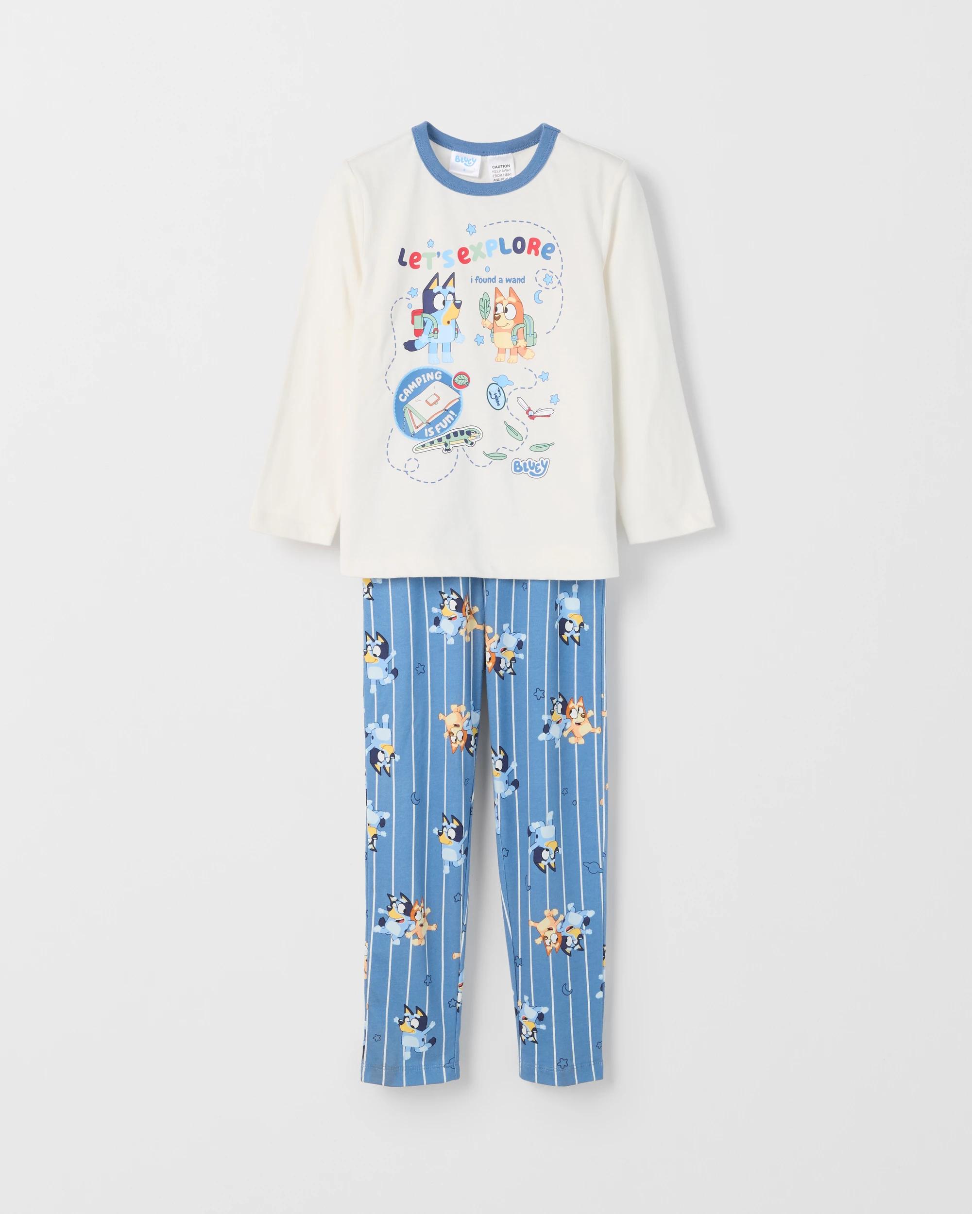 2 Bluey Australian Cotton 2 Pack Younger Boys Knit Pyjama Set BLUEY, 2 of 5