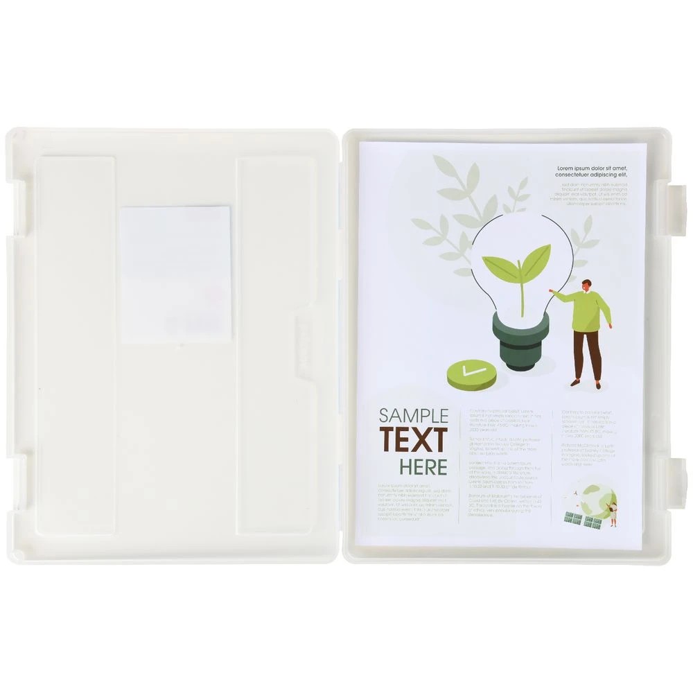 3 J.Burrows Stationery Case A4 Clear, 3 of 3