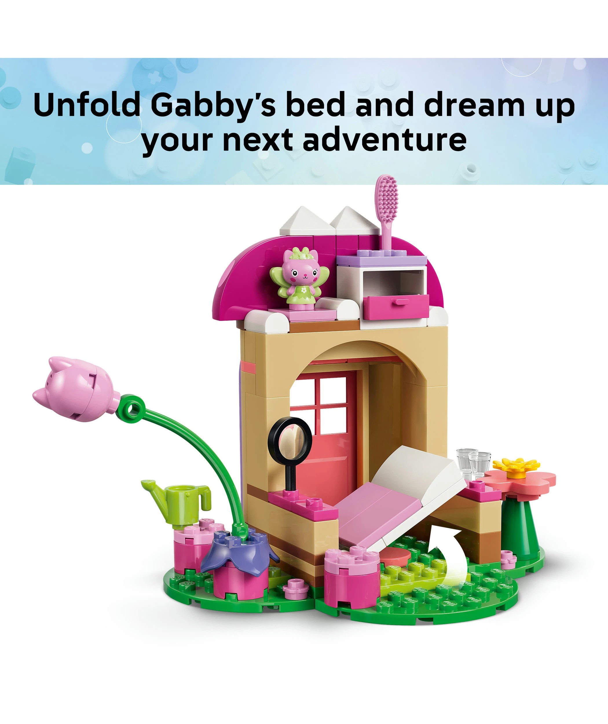 7 LEGO Gabby's Dollhouse Kitty Fairy's Garden House 11212, 7 of 10