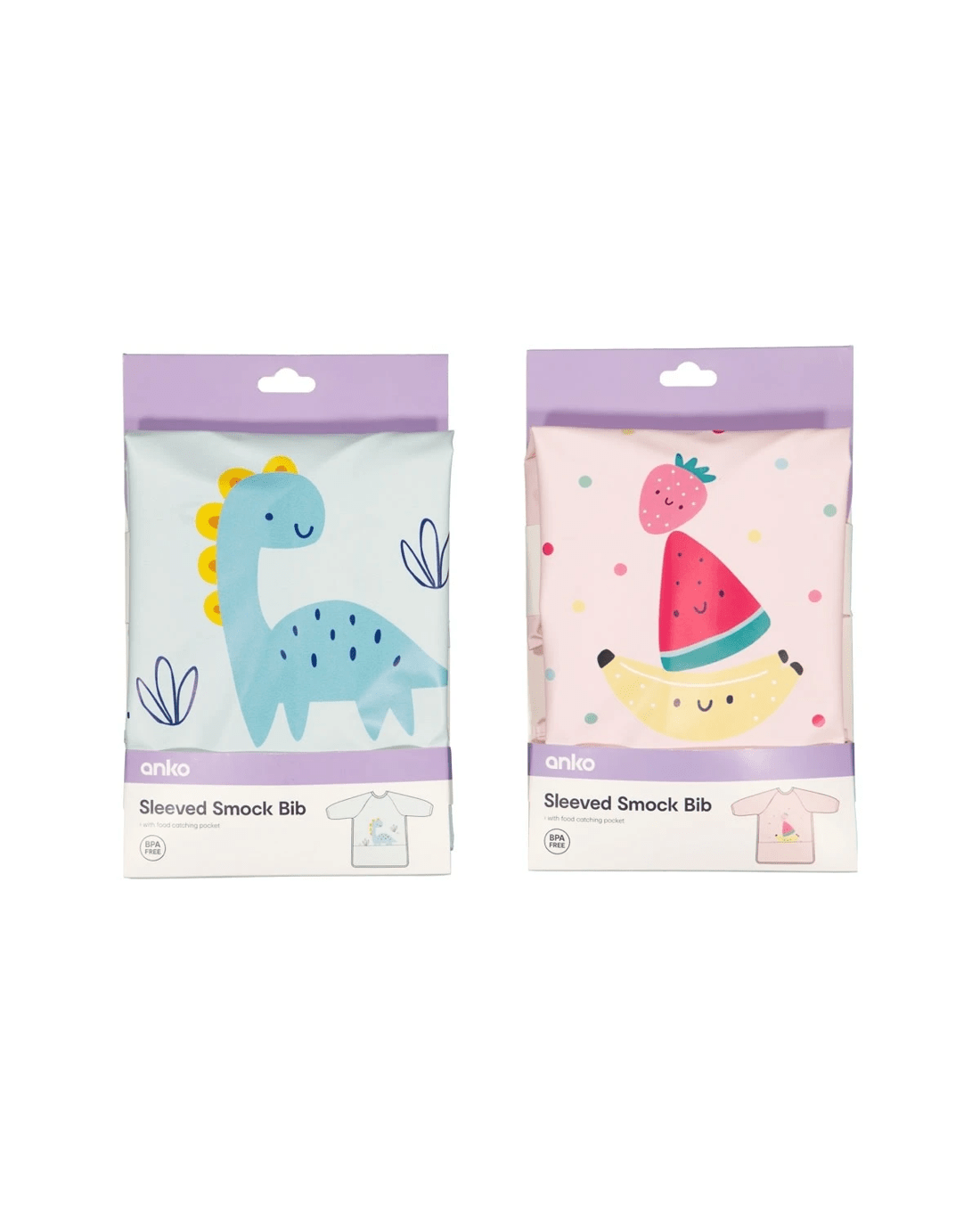 5 Sleeved Smock Bib - Assorted, 5 of 5