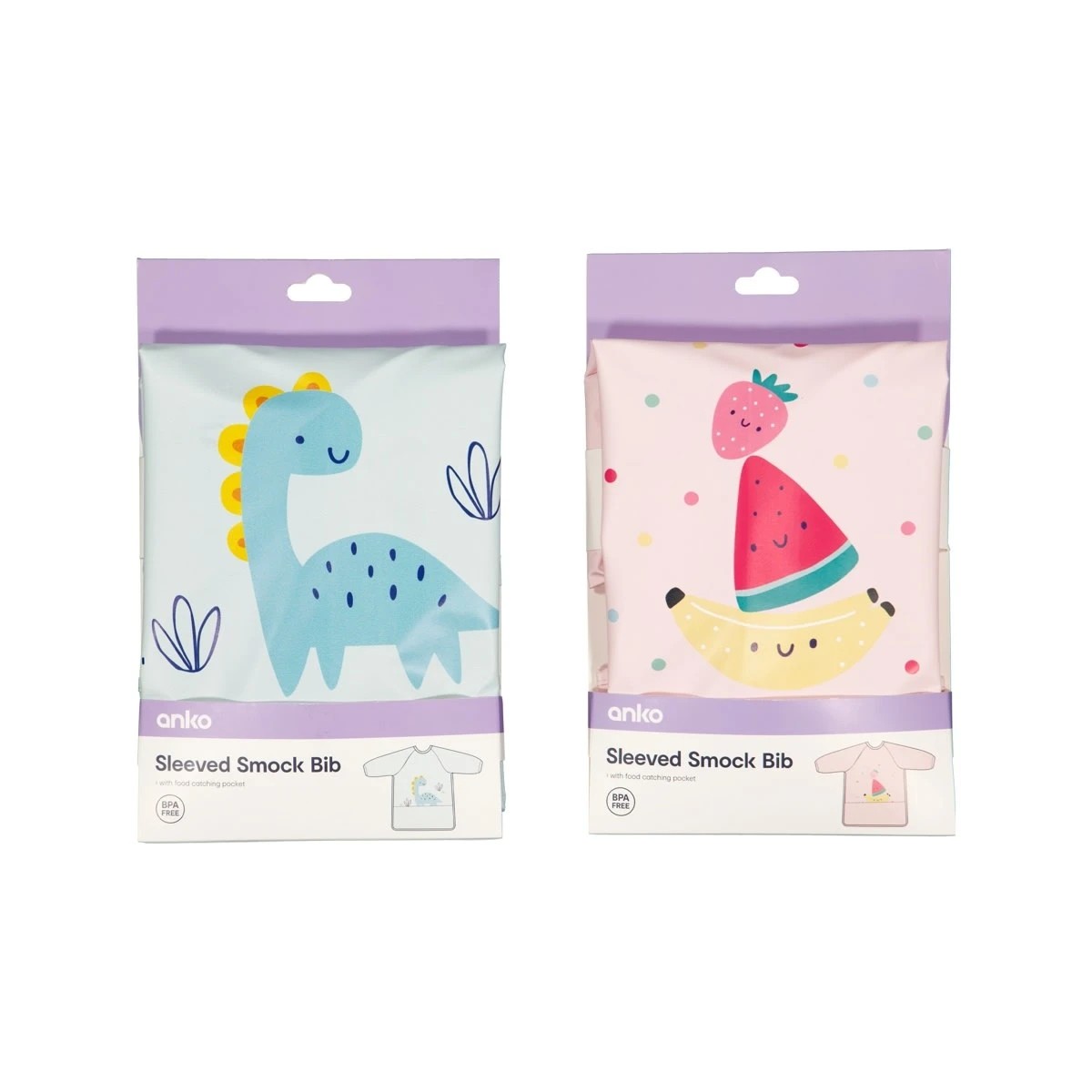 5 Sleeved Smock Bib - Assorted, 5 of 5