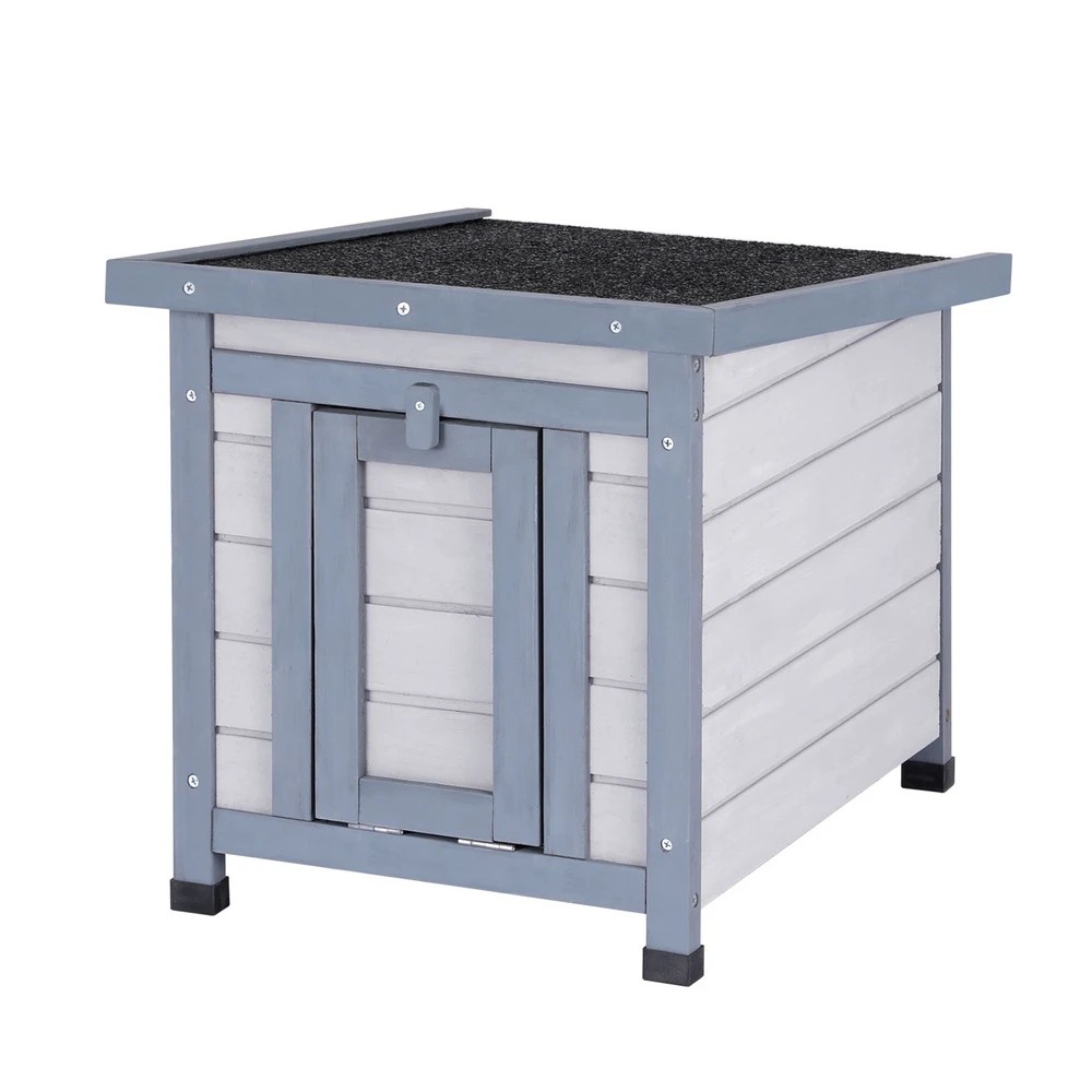 1 i.Pet Rabbit Hutch Outdoor Cat House Wooden Shelter Condo Small Enclosure - Multi, 1 of 6