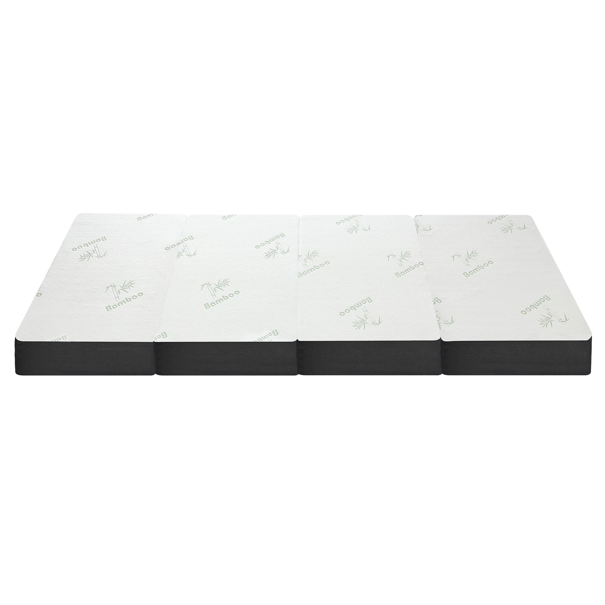 2 Bedra Bedding Foldable Mattress Bamboo 4 Fold Folding Mattresses Camping Floor Cushion - Multi, 2 of 6