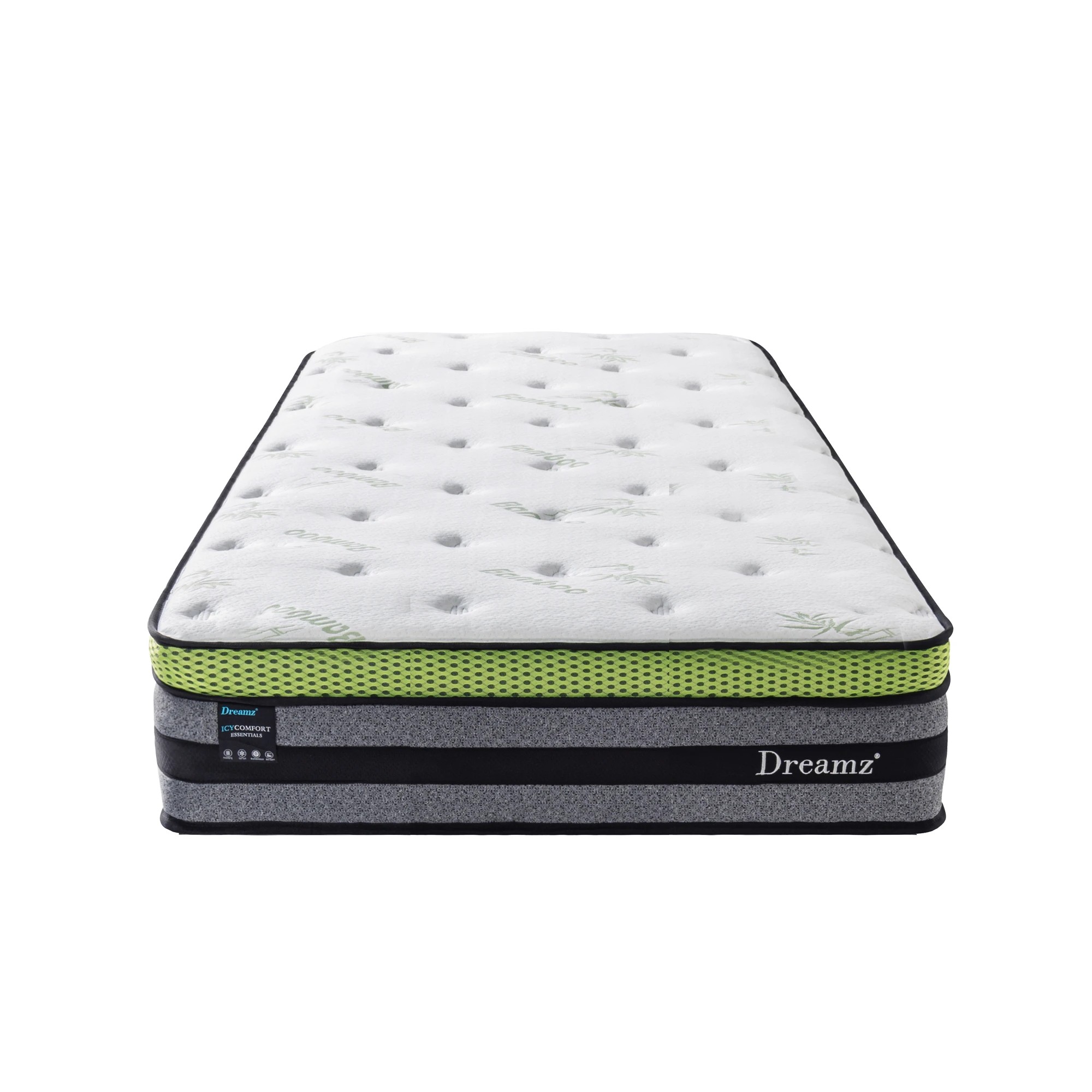 2 Dreamz Single Cooling Spring Mattress 30cm, 2 of 6