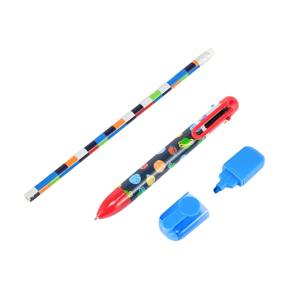 8 Pencil Case Set - Space Dino, 8 of 10