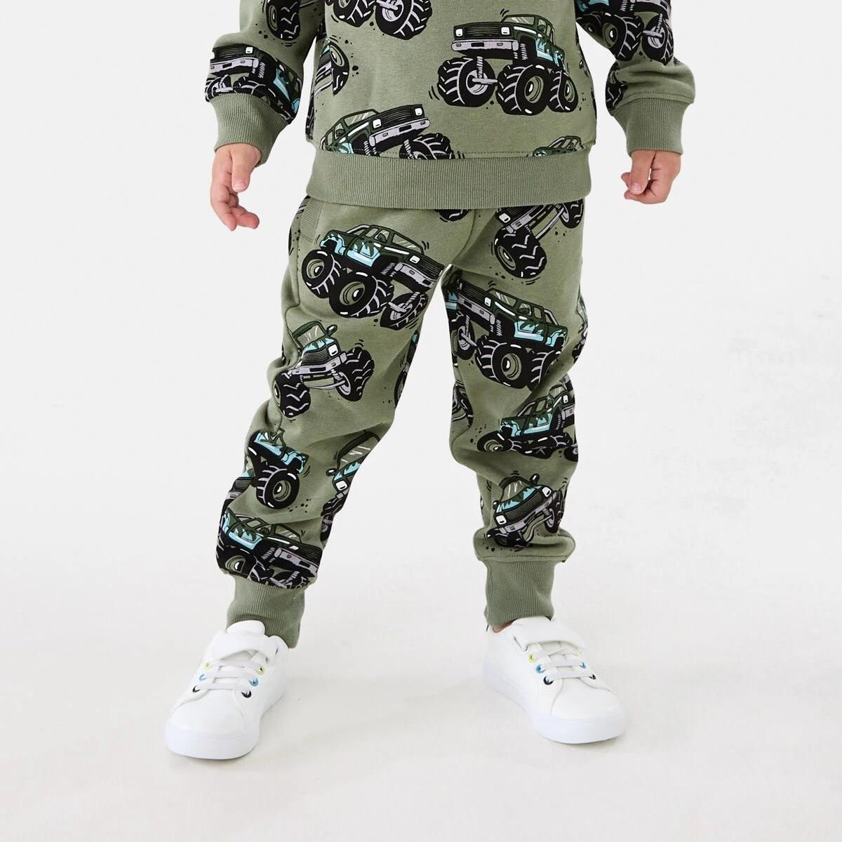 1 All Over Print Trackpants Gre Monste, 1 of 8