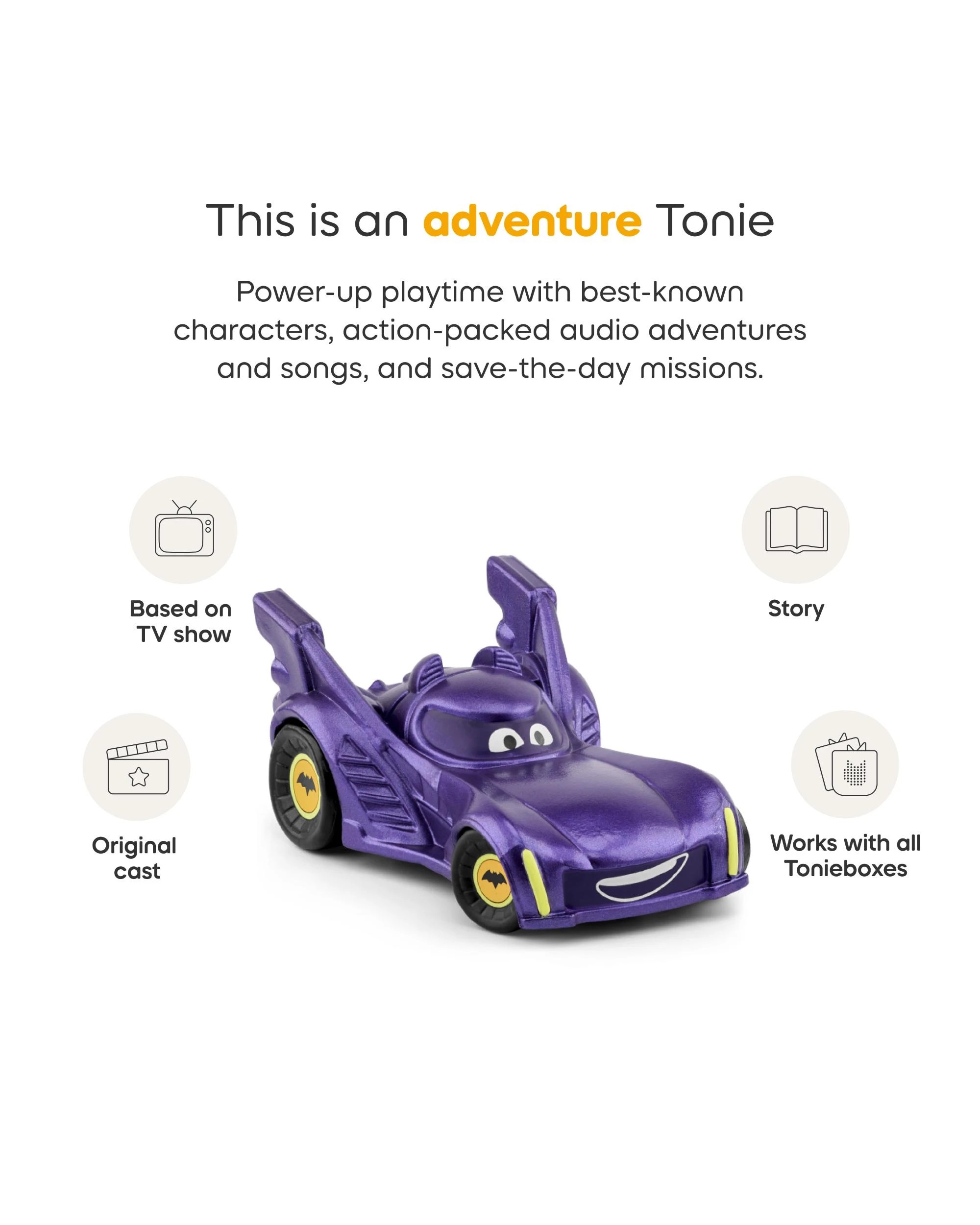 4 Batwheels - BatCar Tonies Audio Character - Multi, 4 of 6