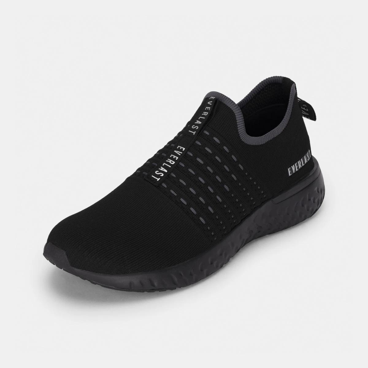 3 Everlast Mens LaGuardia Sneakers Black, 3 of 5