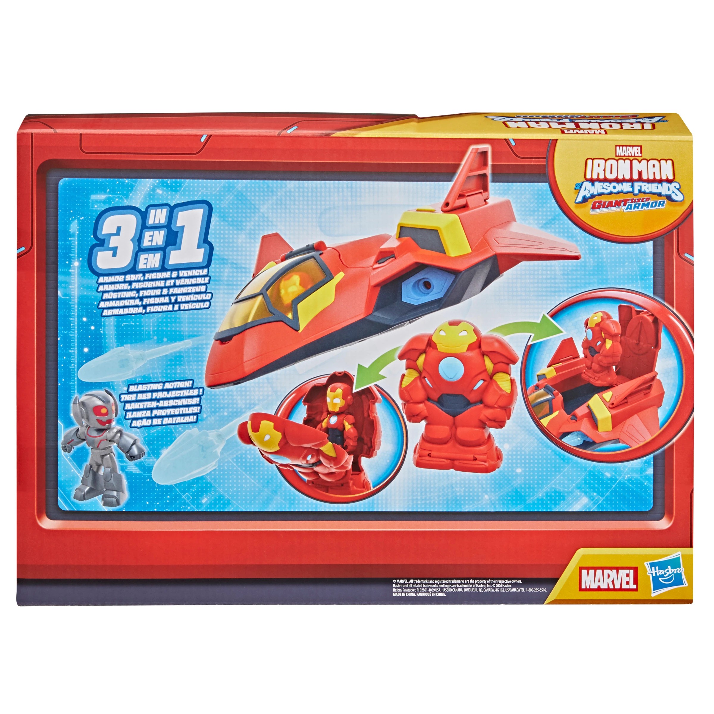 2 Disney Junior Marvel Iron Man and His Awesome Friends Giant-Sized Armor, 2 of 4
