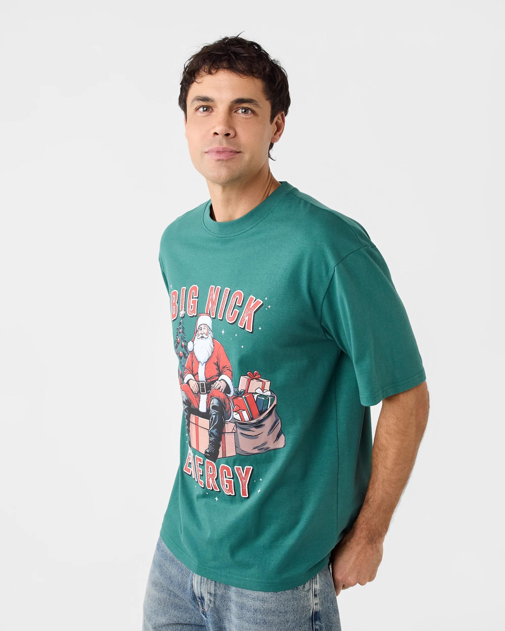 2 Oversized Christmas T-shirt Grn Xmas, 2 of 5