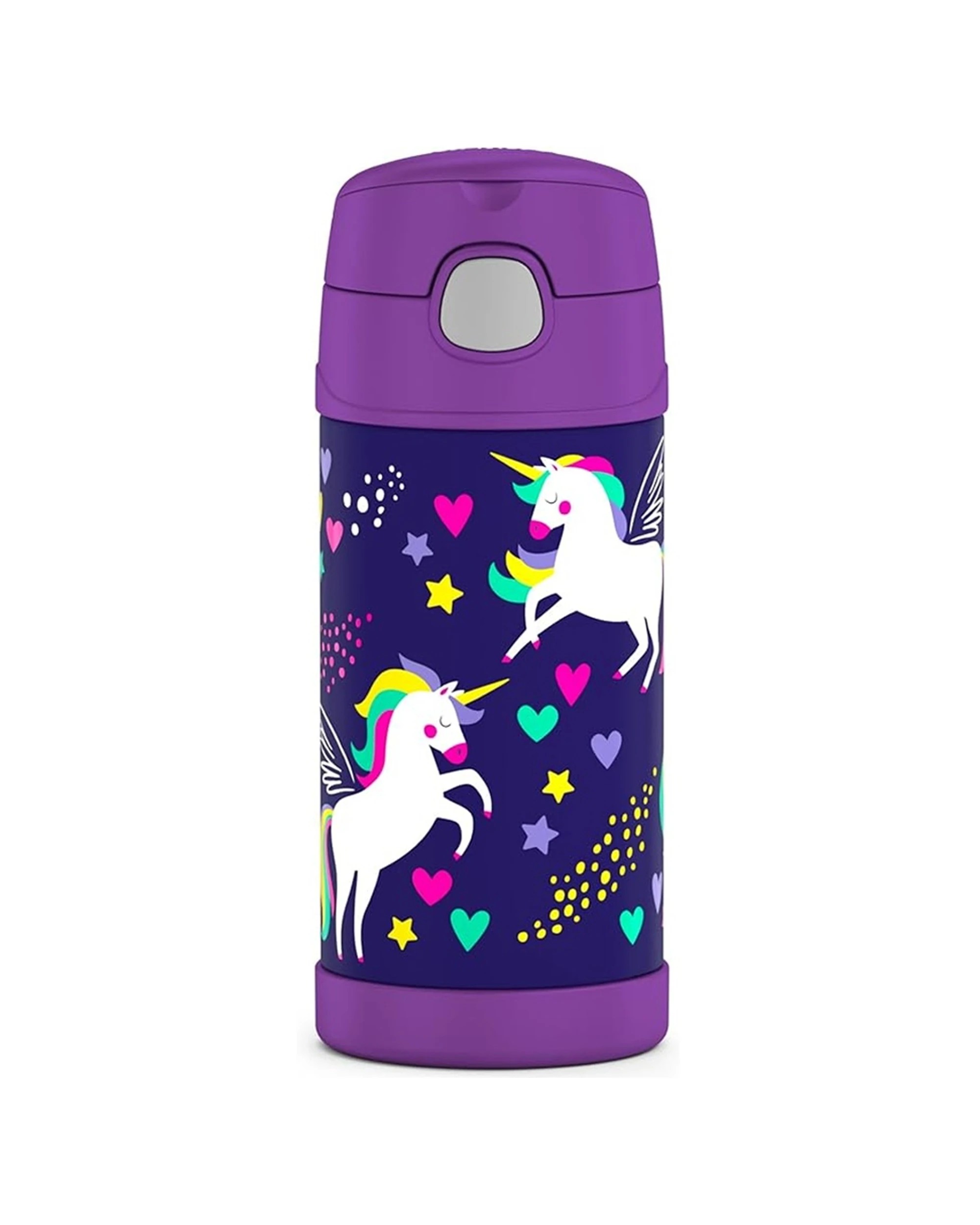 1 Thermos Funtainer Kids Drink Bottle 355ml Vacuum Insulated Leakproof - Purple, 1 of 4