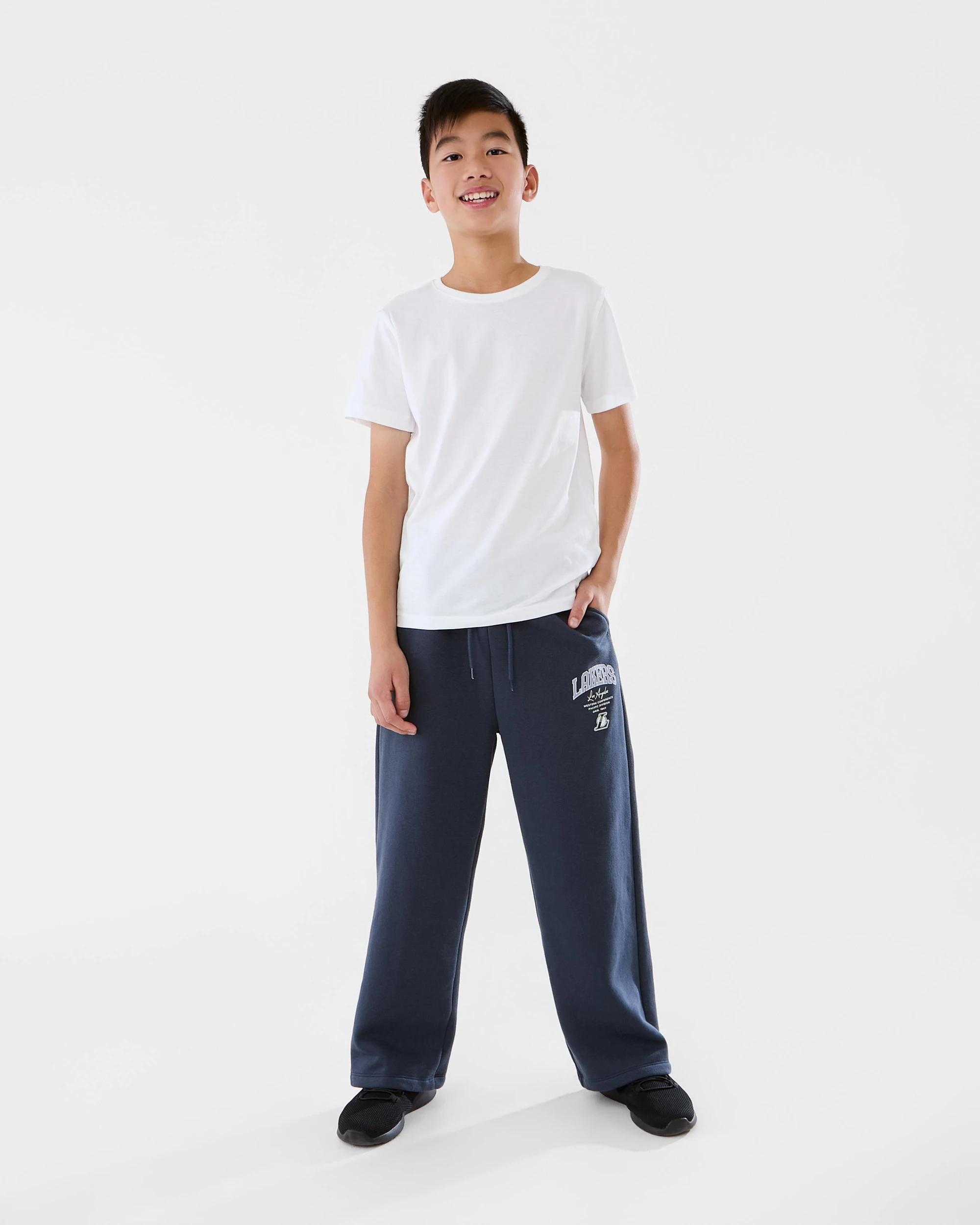 5 Official NBA Kids Wide Leg Trackpants Lkrs 7eej, 5 of 6