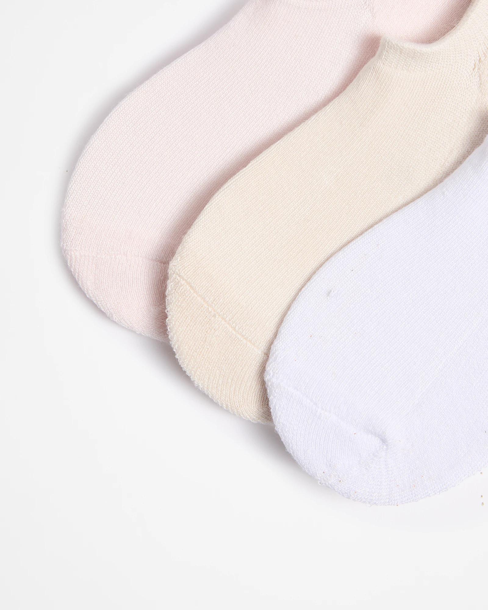 2 Target Bamboo 3 Pack No Show Socks NEUTRALS, 2 of 3