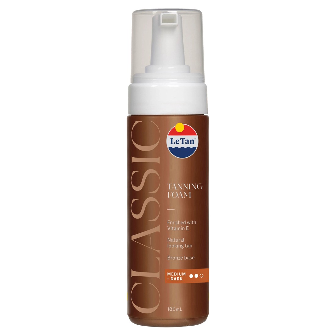 1 Le Tan Classic Tanning Foam 180ml - Medium Dark, 1 of 5