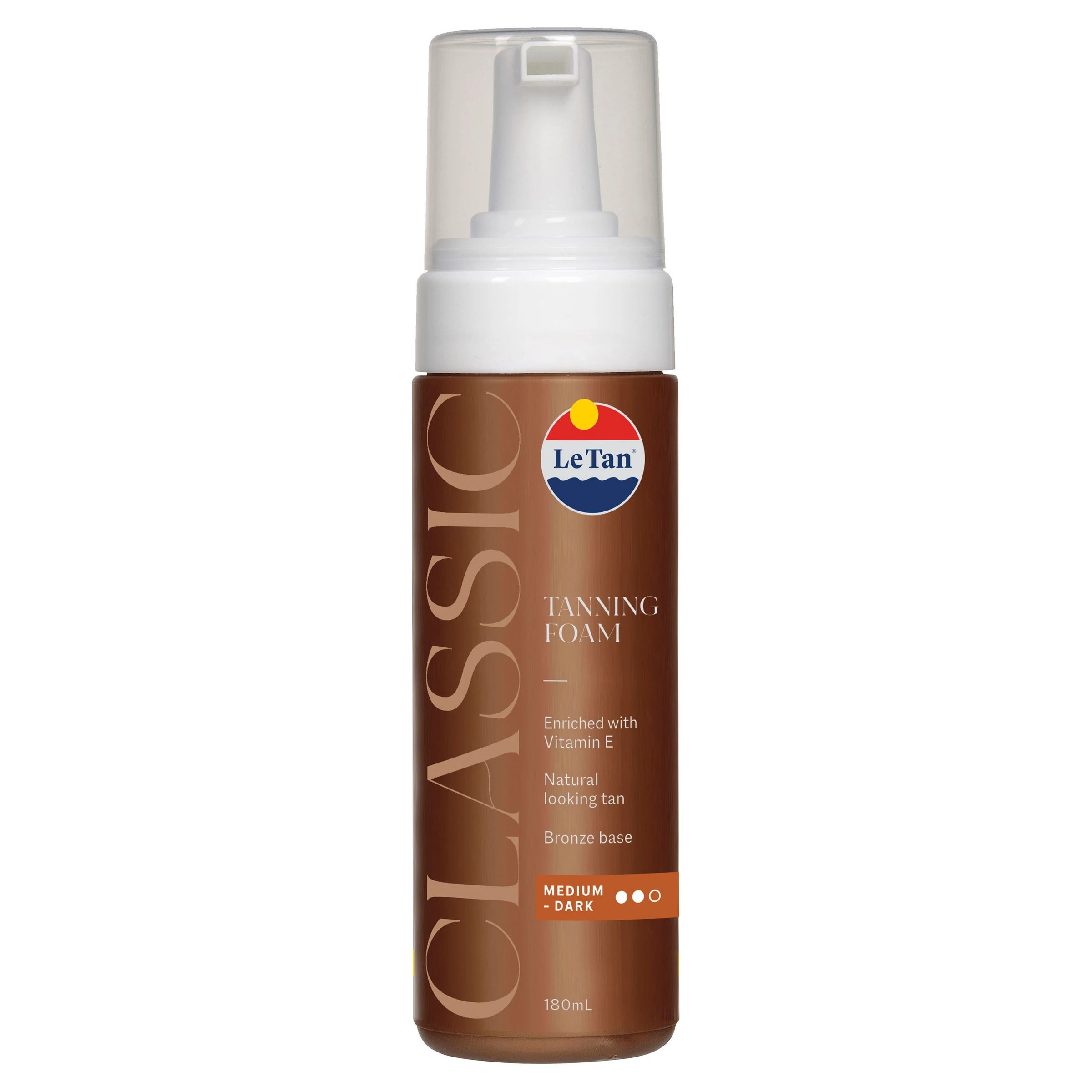 1 Le Tan Classic Tanning Foam 180ml - Medium Dark, 1 of 5