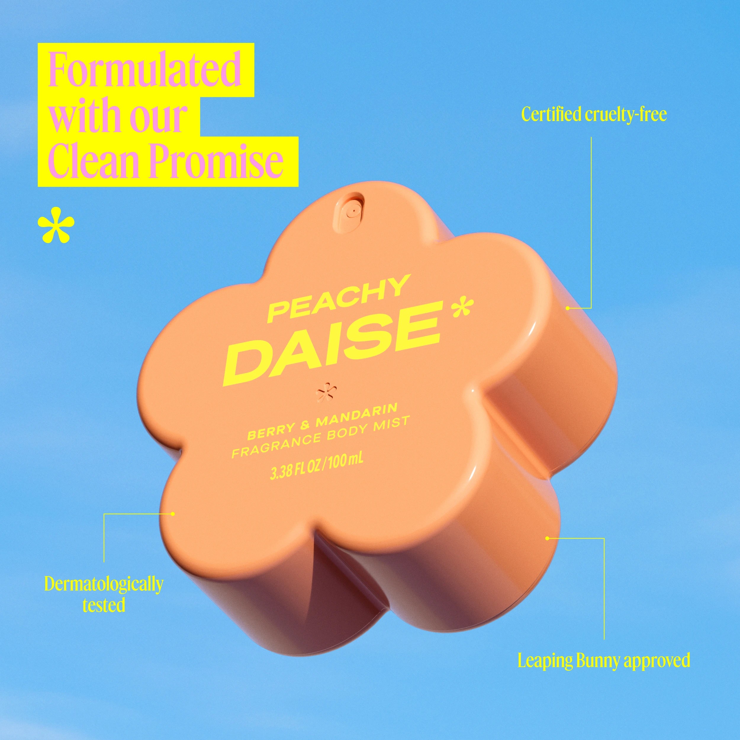 4 Daise Peachy Fragrance Body Mist 100ml - Berry and Mandarin, 4 of 10