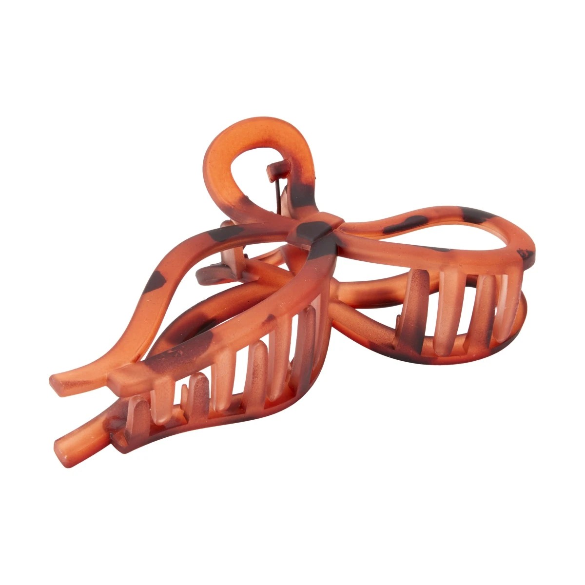 2 OXX Haircare Brown Tort Bow Claw Clip, 2 of 2