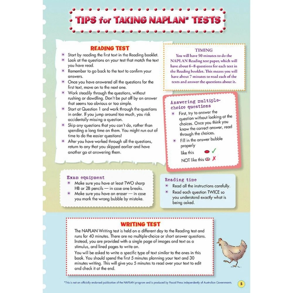 5 Blake's Back to Basics Year 5 NAPLAN Reading & Writing, 5 of 5