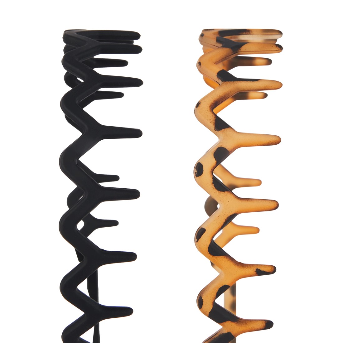 2 OXX Haircare 2 Pack Comb Headband - Black and Brown, 2 of 4