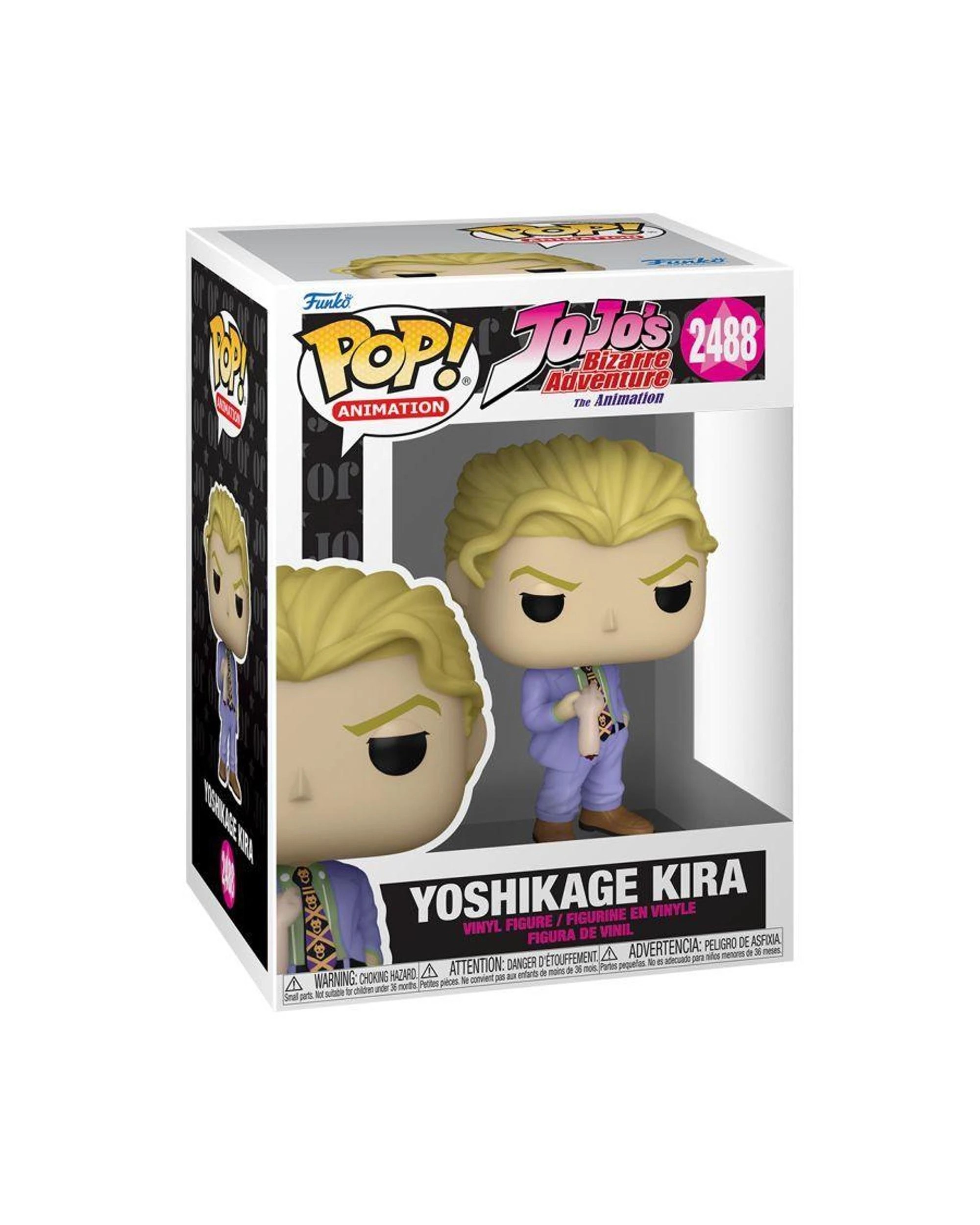 3 Jojo's Bizarre Adventure Yoshikage Kira Funko POP! Vinyl, 3 of 3