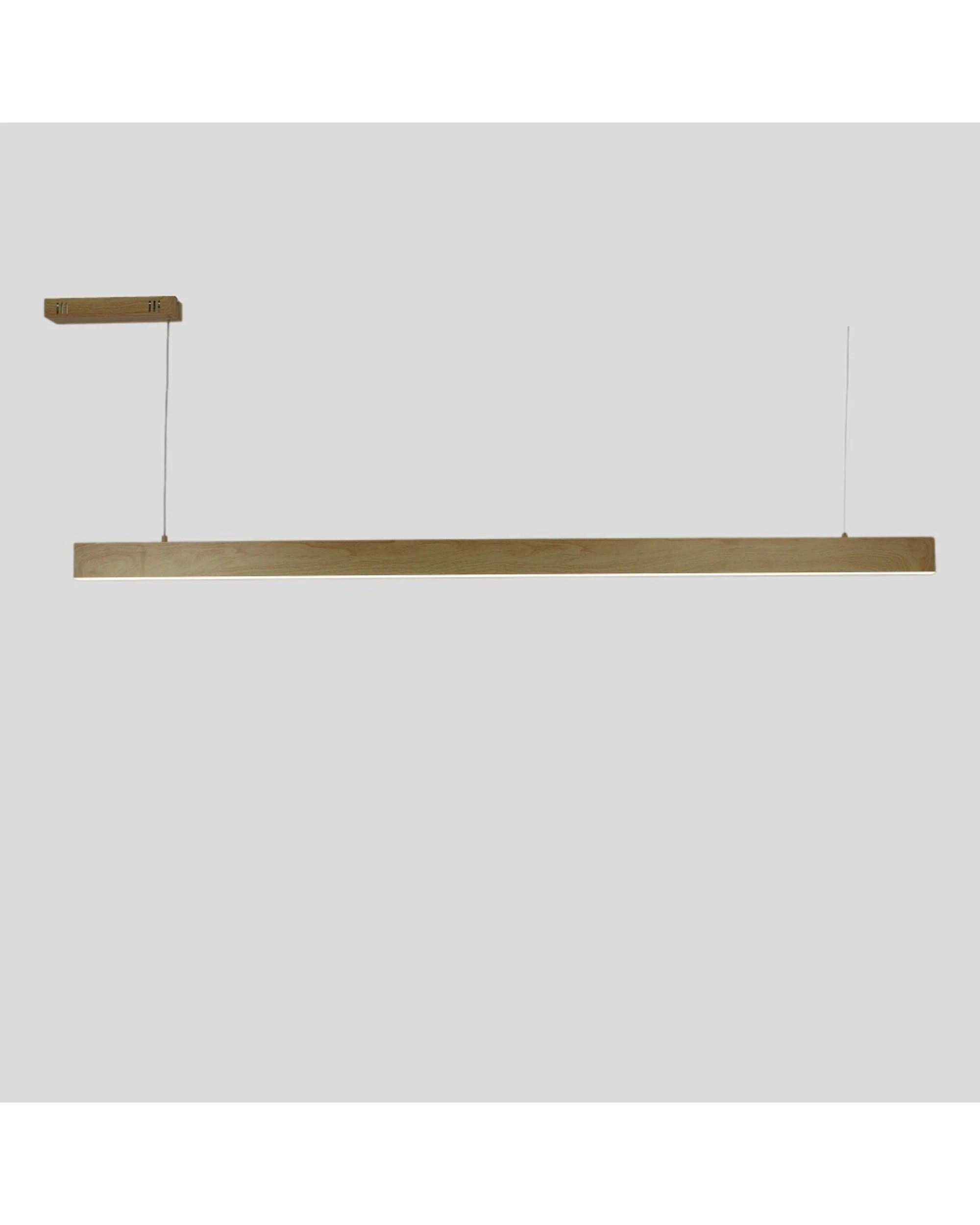 Lexi Lighting Maisie LED Pendant Light Small Wood Grain 40W Matte ...