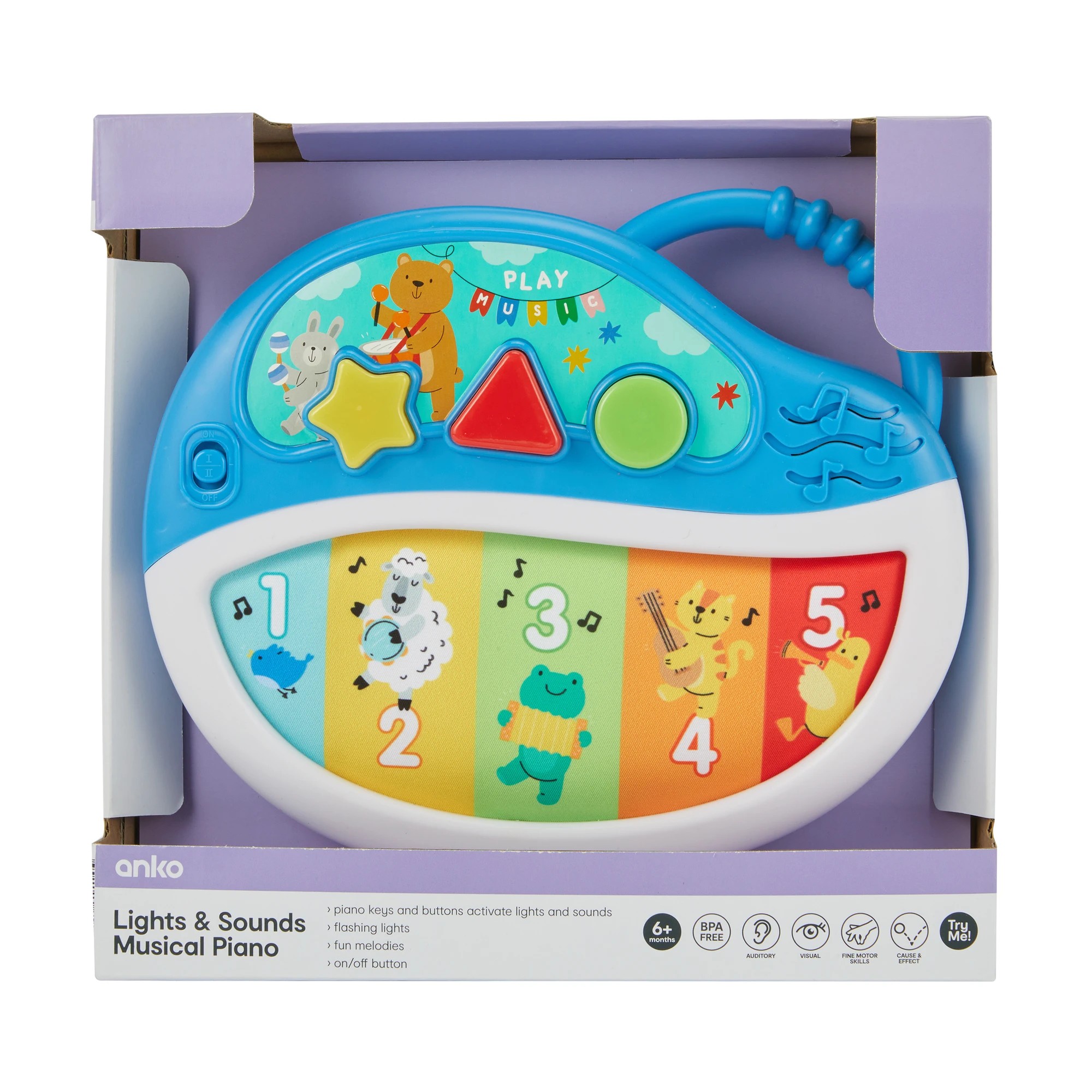 8 Lights and Sounds Musical Piano, 8 of 9