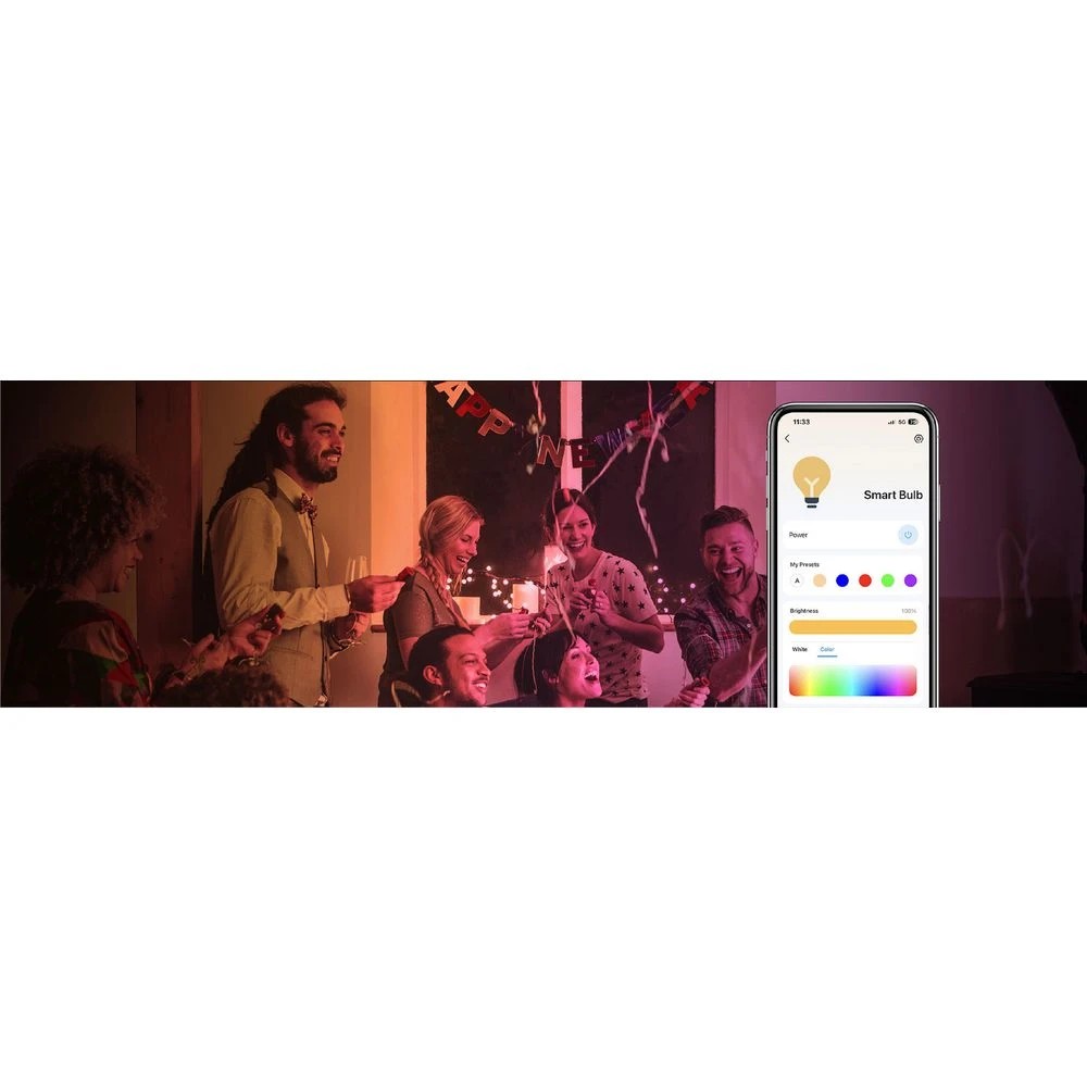 4 TP-Link Tapo Multicolour WiFi Matter Smart Bulb B22 Base, 4 of 5