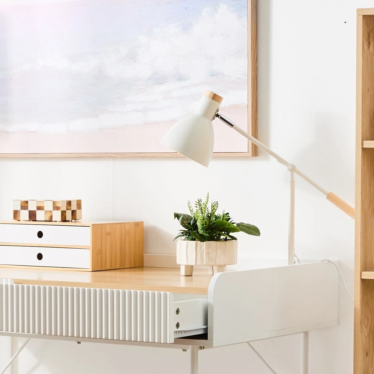 10 Cantilever Desk Lamp - White, 10 of 10