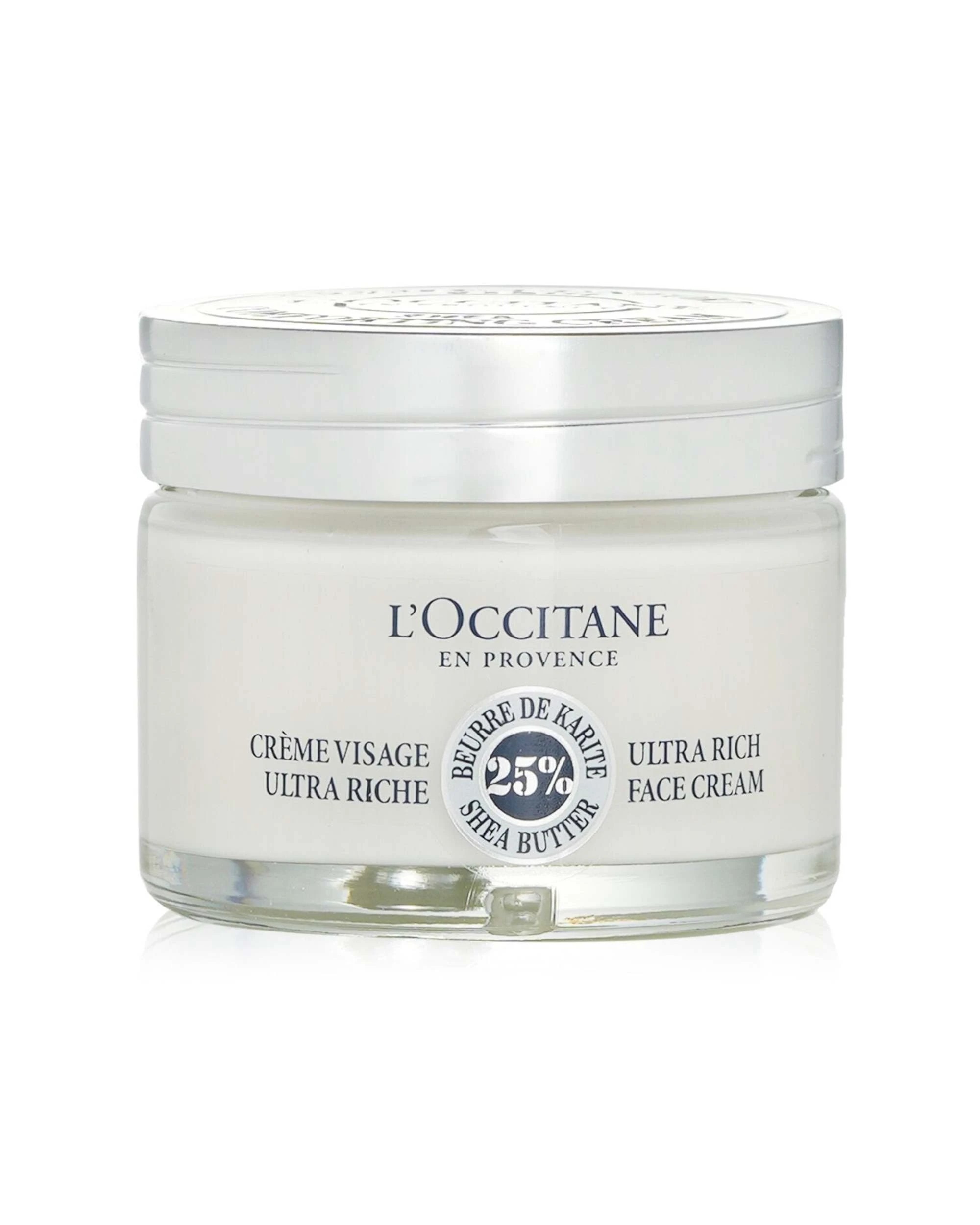 1 L'Occitane Shea Butter 25% Ultra Rich Face Cream 50ml/1.7oz, 1 of 4