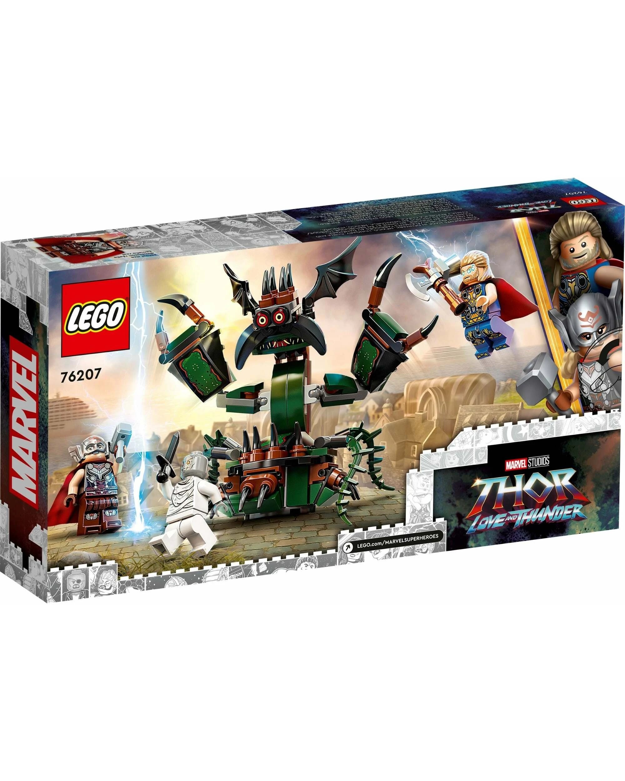 2 LEGO 76207 Attack on New Asgard: Thor vs. Shadow Monster, 2 of 4