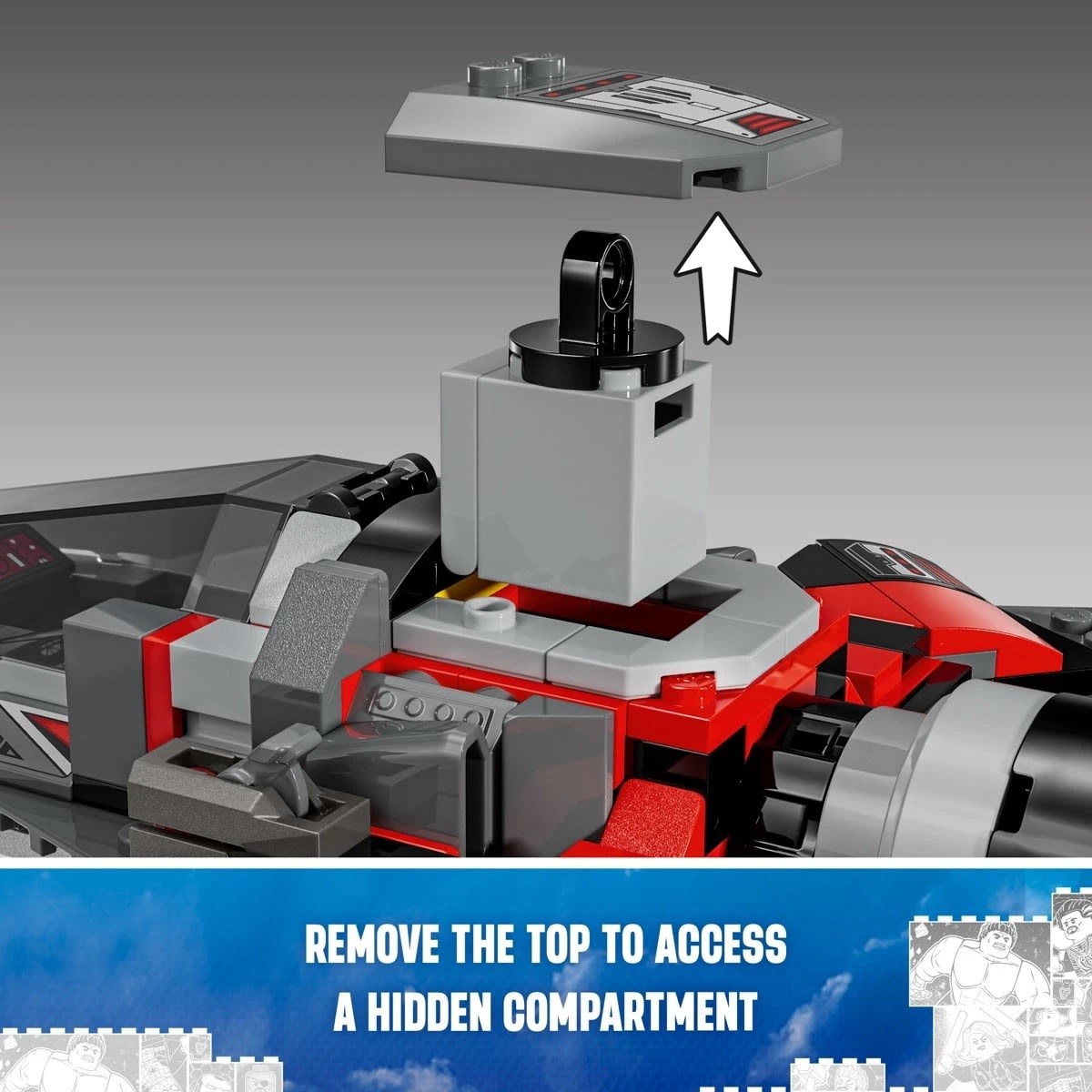 8 LEGO Marvel Captain America vs. Red Hulk Battle 76292, 8 of 10