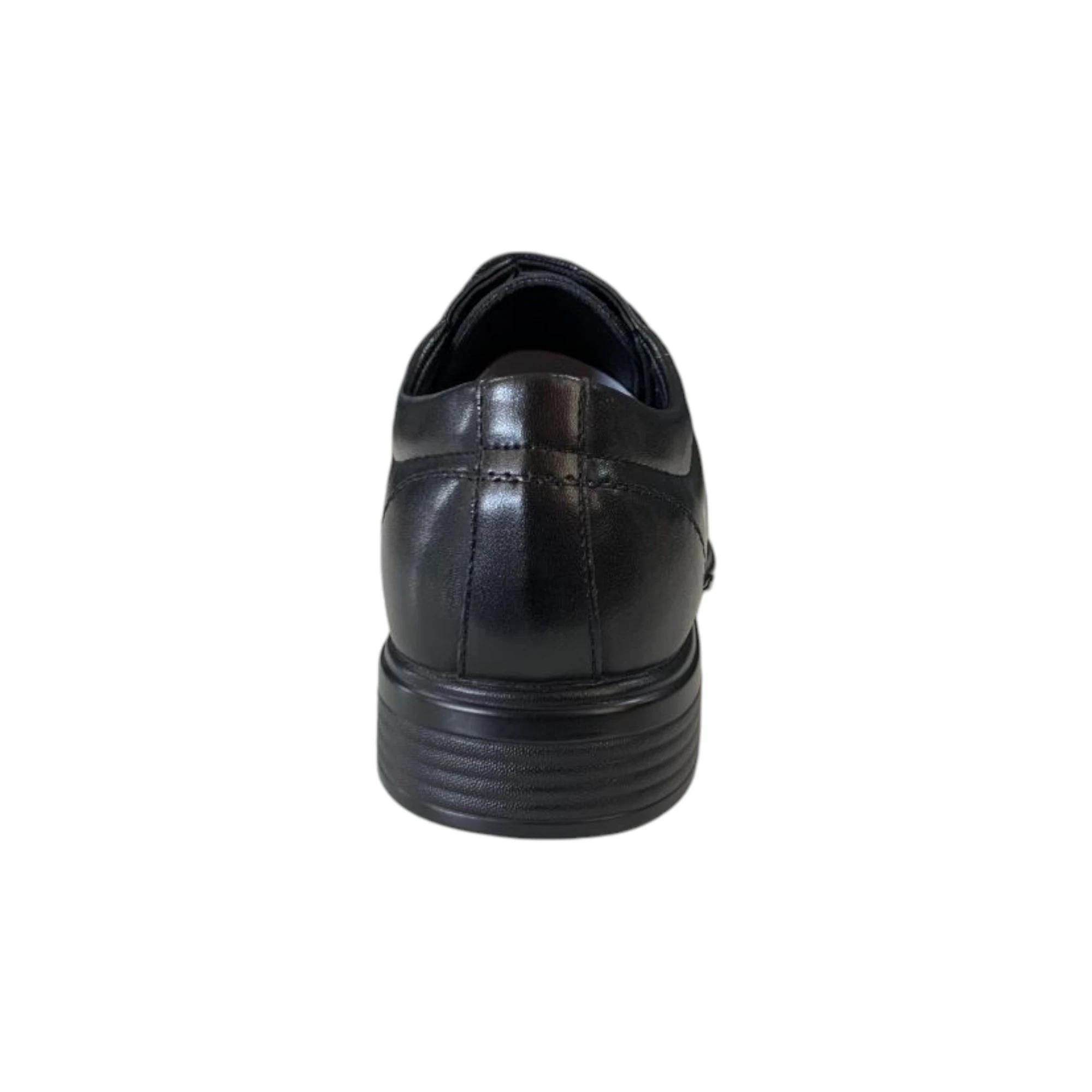 5 Natural Comfort Mens Skyway Work Formal Dress Shoes BLACK, 5 of 6