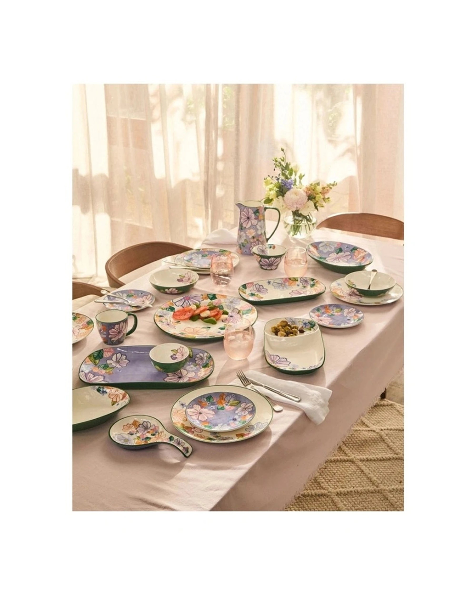 2 Maxwell And Williams Poppy Love Coupe Porcelain Bowl 19x5cm Dishwasher Safe - Multi, 2 of 2