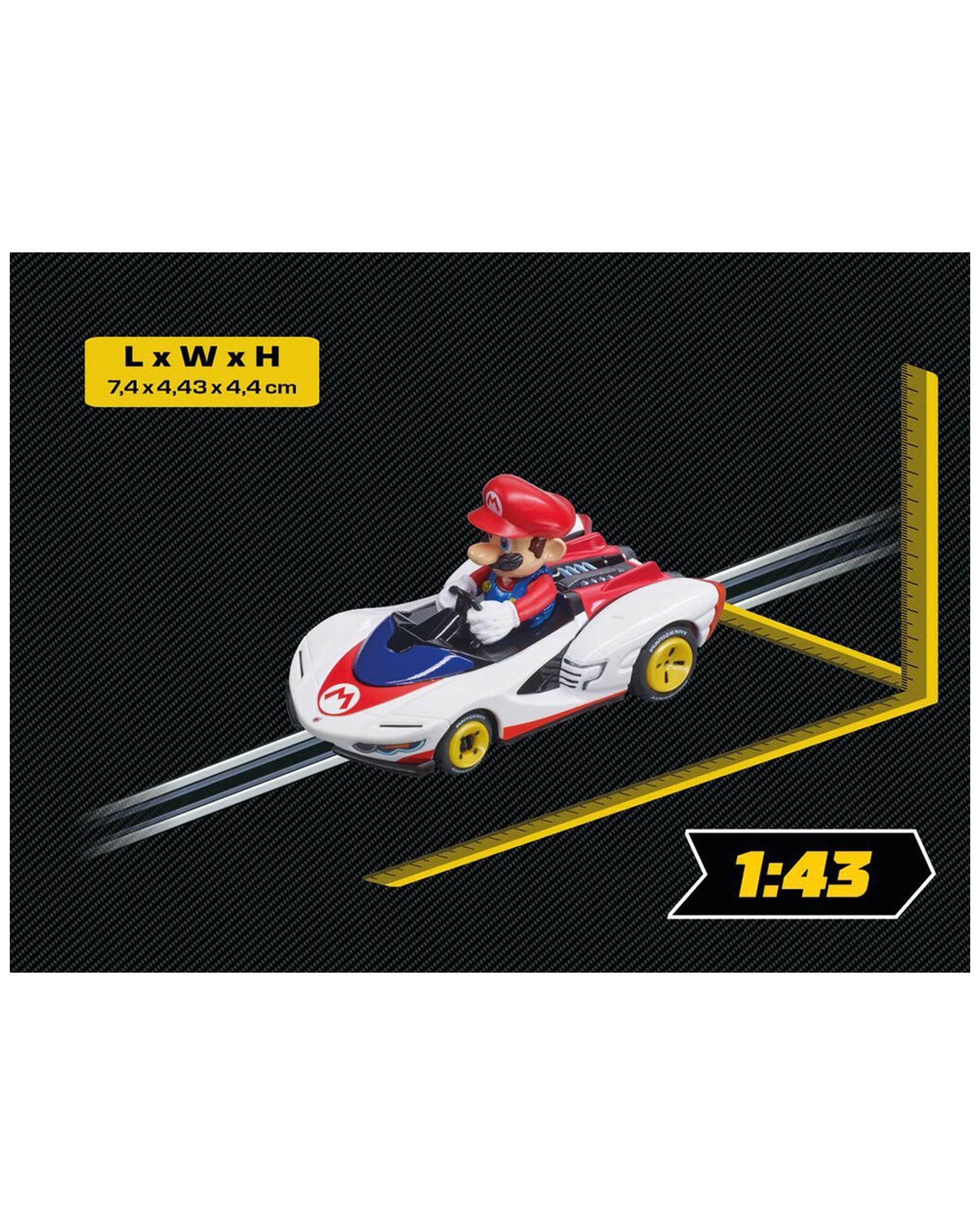 2 Carrera Nintendo Mario Kart P Wing Vehicle Slot Car Kids Racing Toy Age 6 Years - Multi, 2 of 4